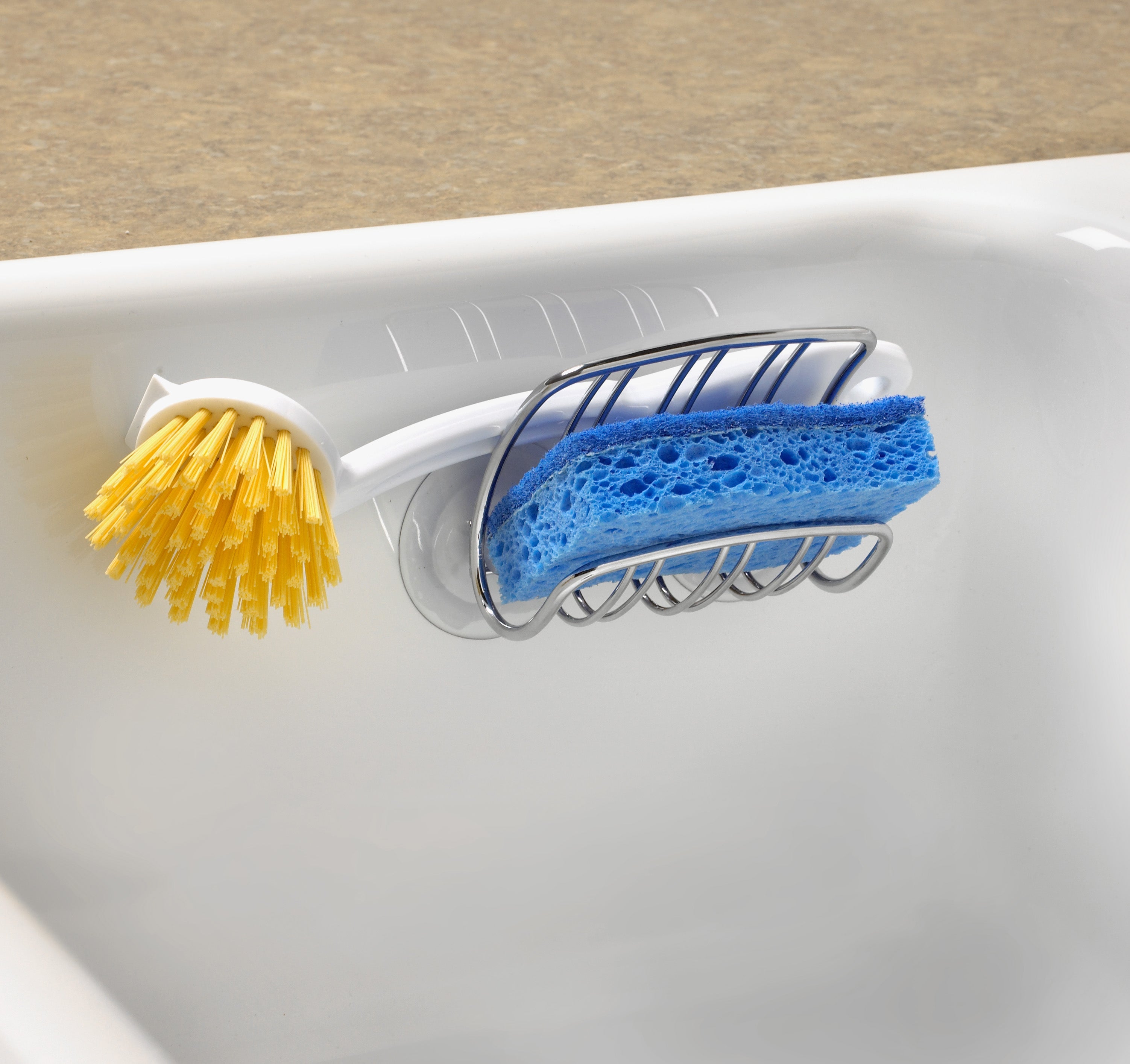 Contempo Arched Suction Sponge & Brush Holder Spectrum