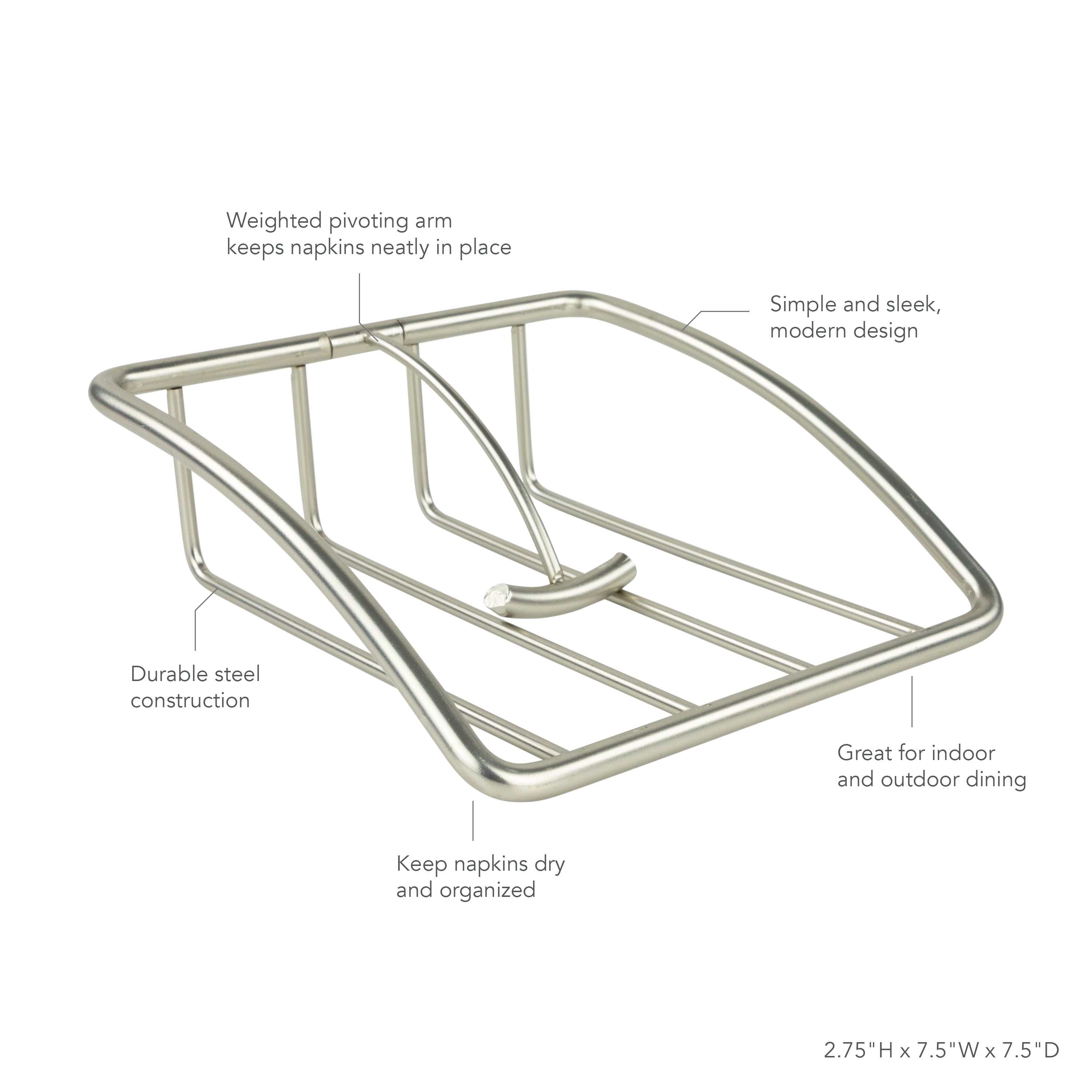 Euro Weighted Napkin Holder Spectrum