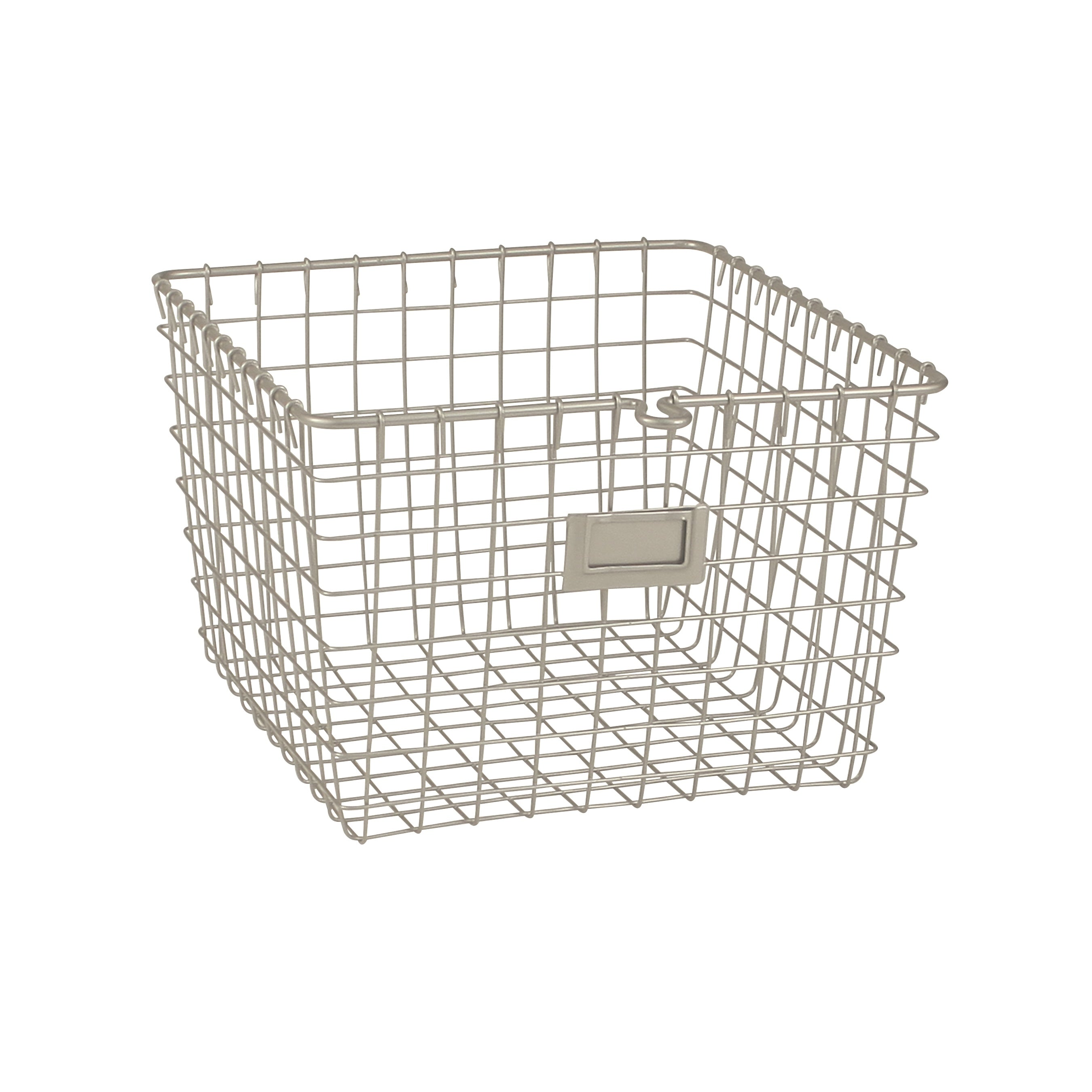 Storage Basket Medium Spectrum Satin Nickel