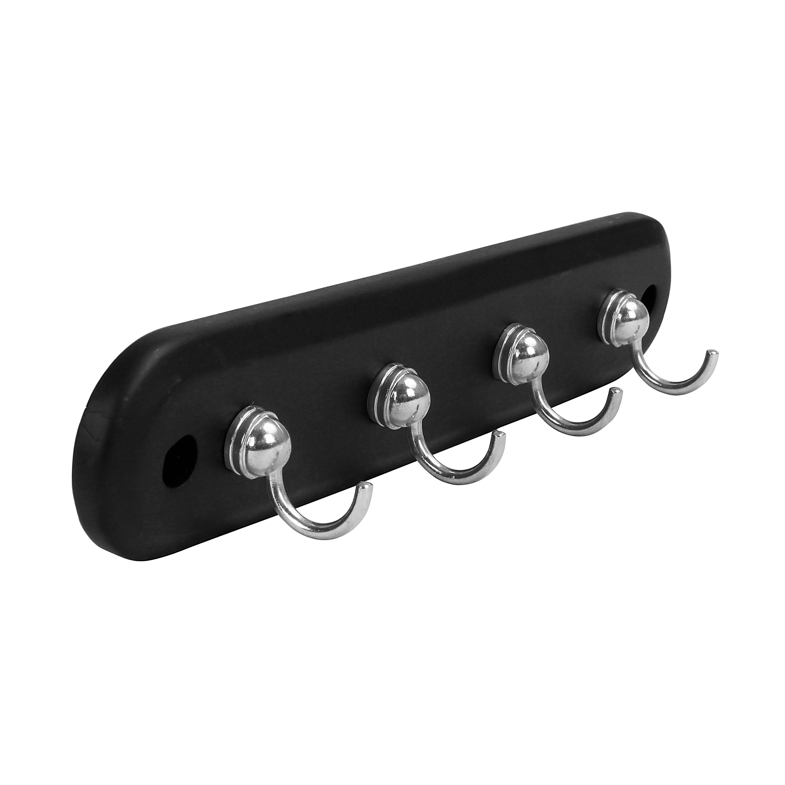 Key Rack 4 Hooks Spectrum Black