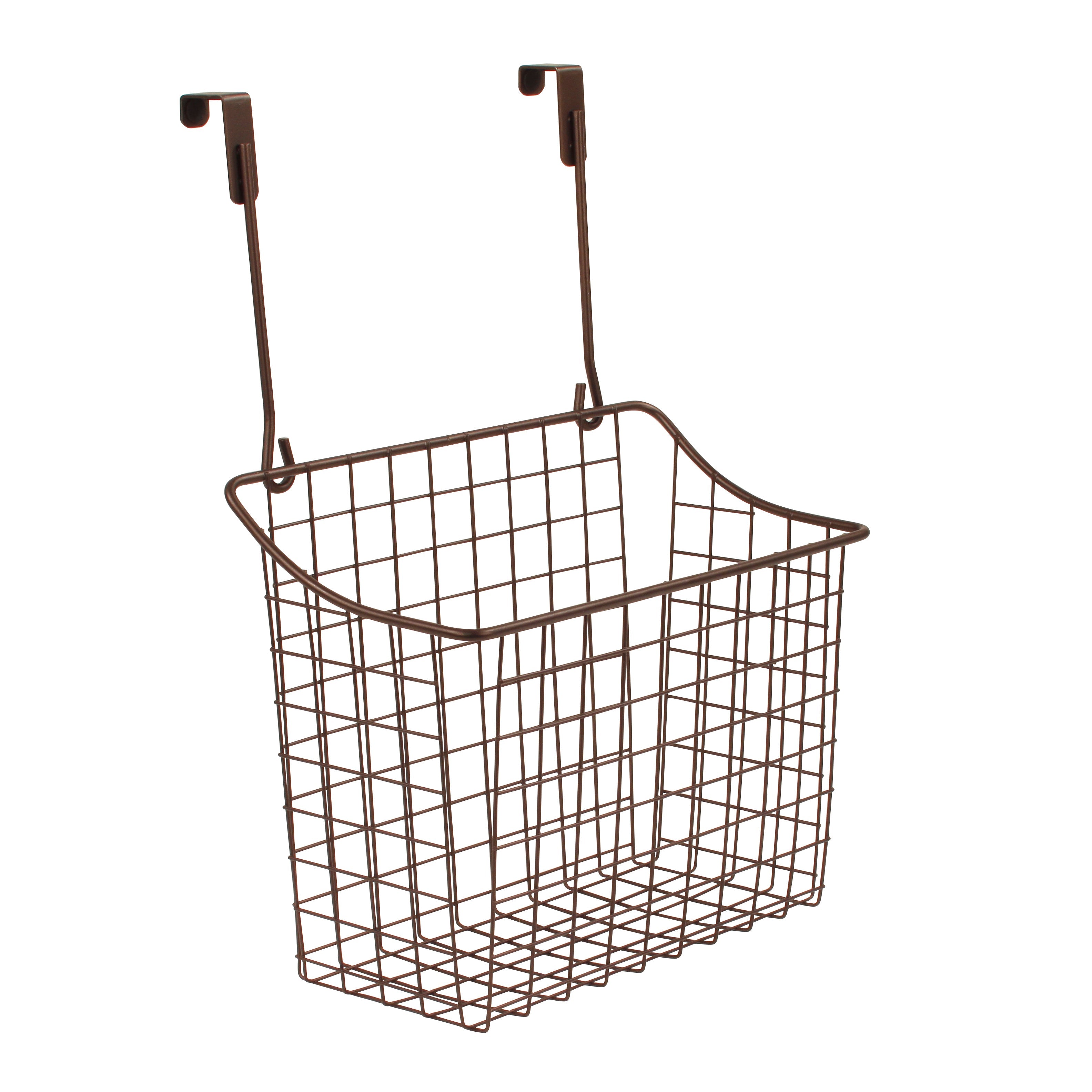 Grid Over the Cabinet Storage Basket Large Spectrum Bronze