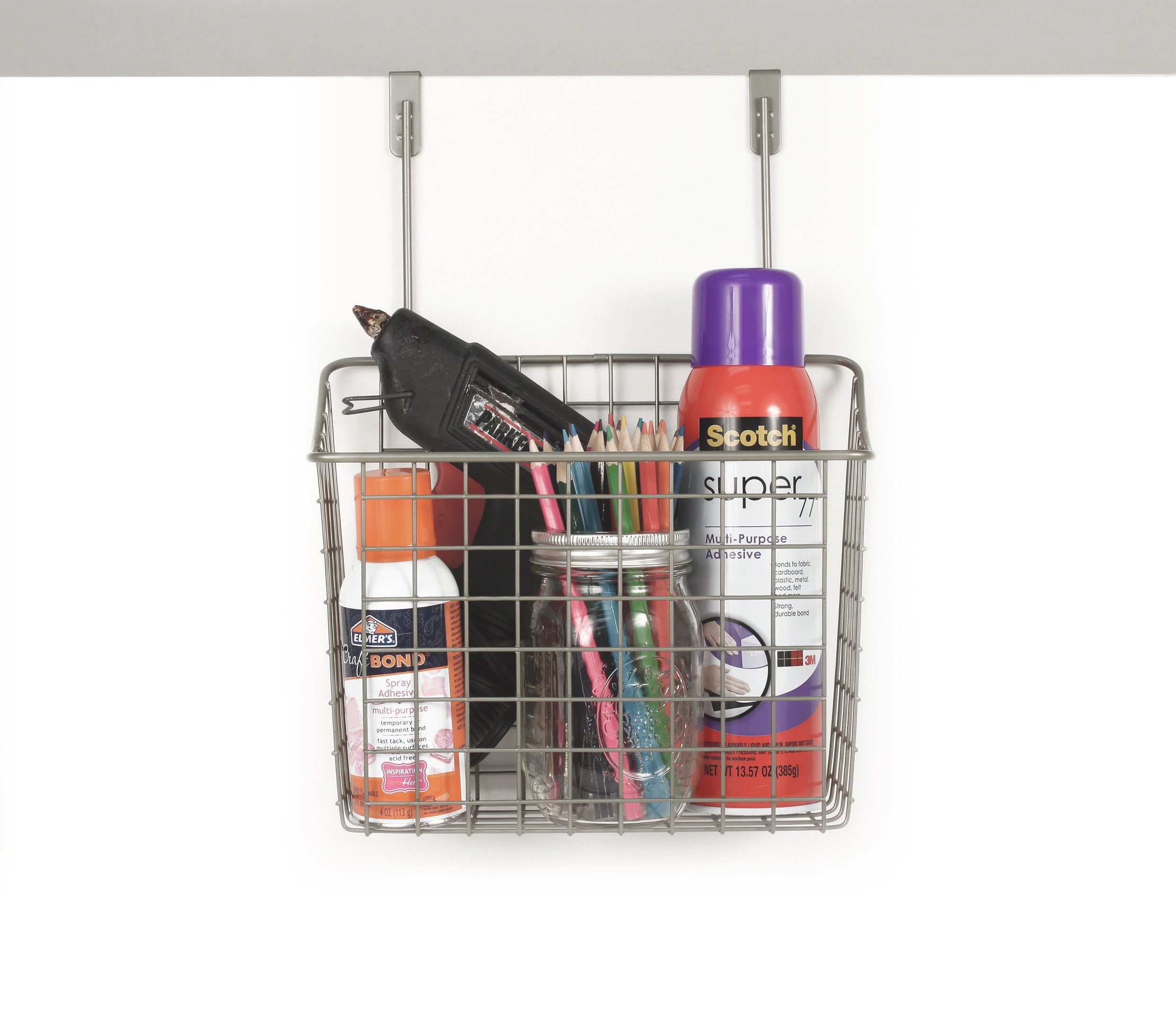 Grid Over the Cabinet Storage Basket Large Spectrum