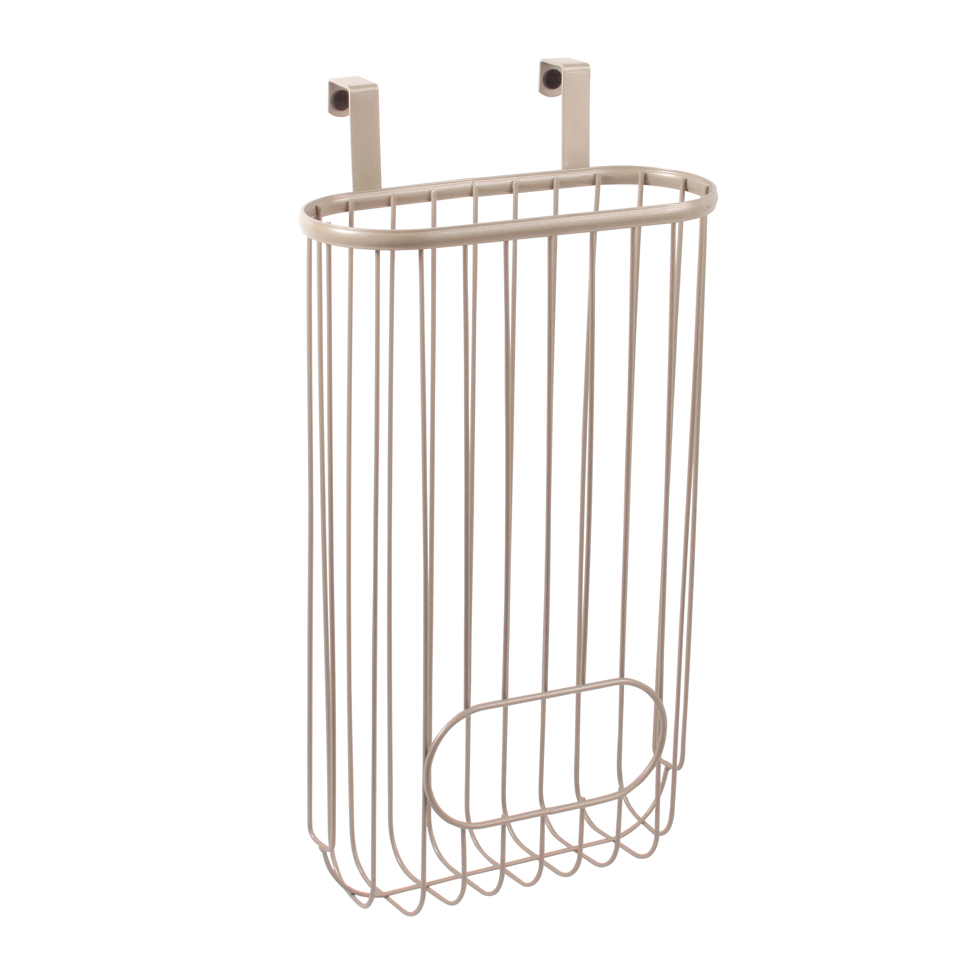 Ashley Over the Cabinet Recycling Bag Holder Spectrum Satin Nickel