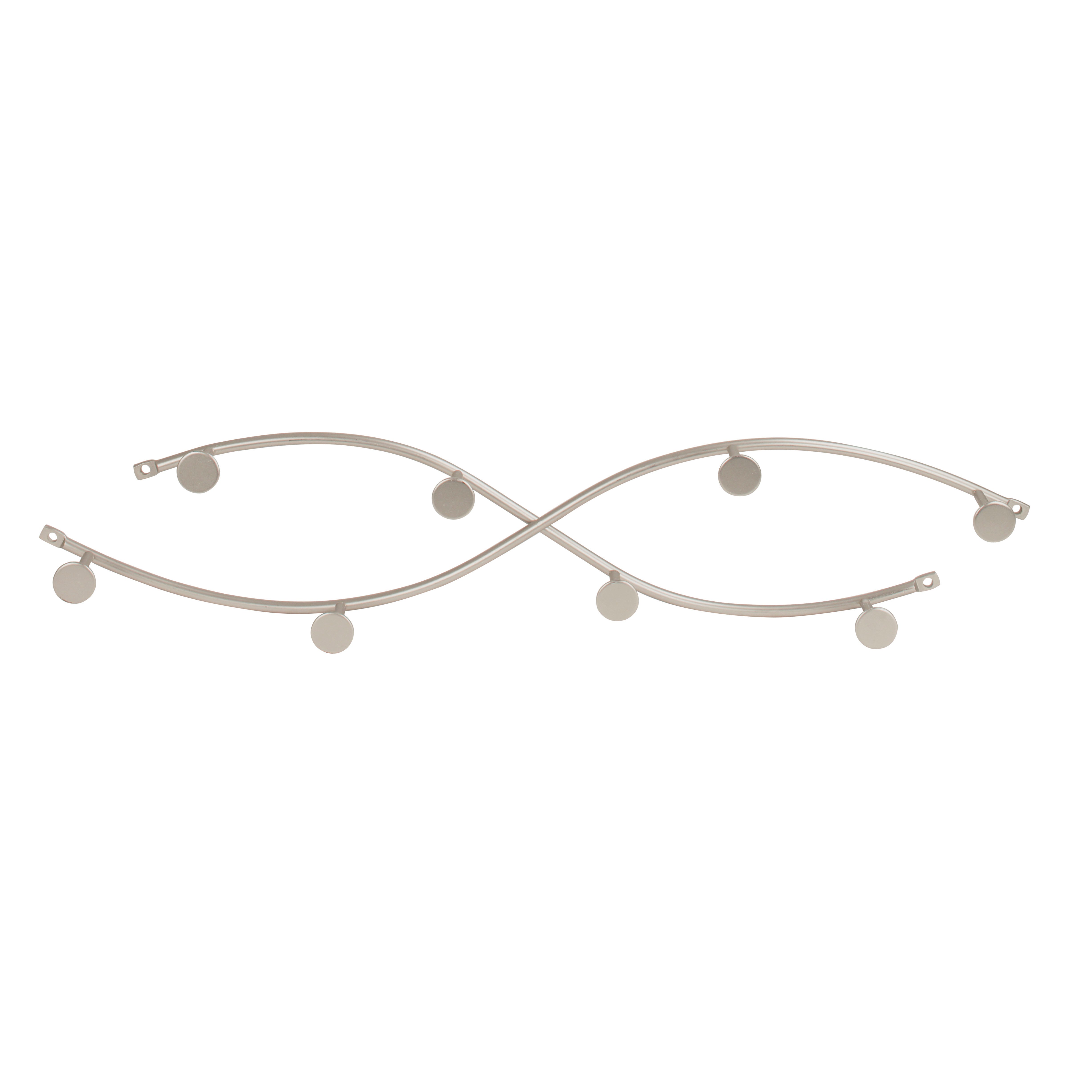 Wall Mount Sweep Rack 8 Hooks Spectrum