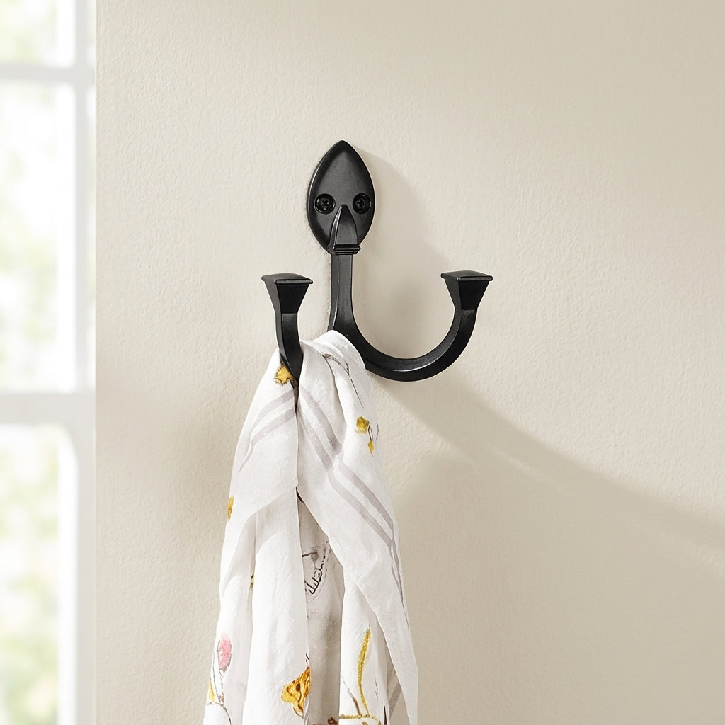 Saxon Wall Mount Double Hook Spectrum