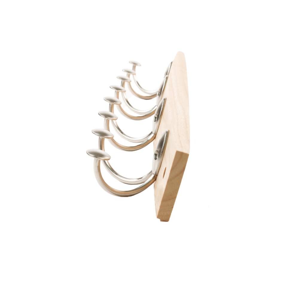 Stratford Wall Mount 4 Double Hooks Spectrum