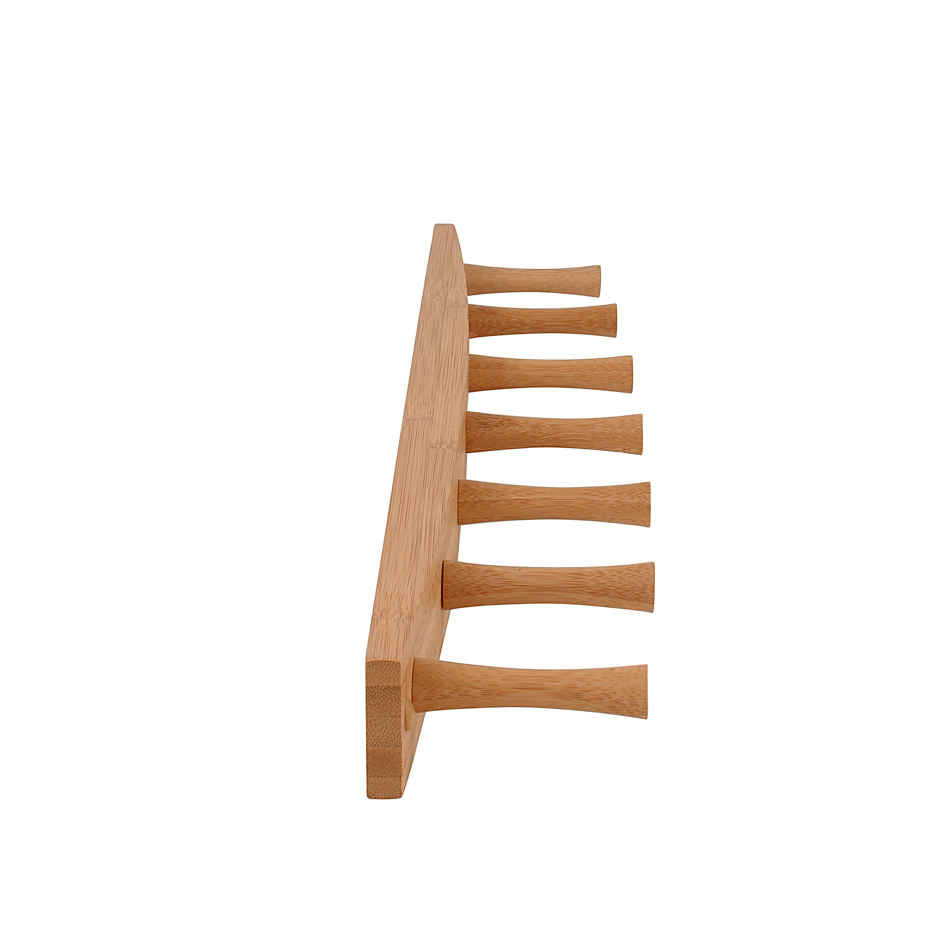 Wall Mount Wood Rack 7 Pegs Spectrum