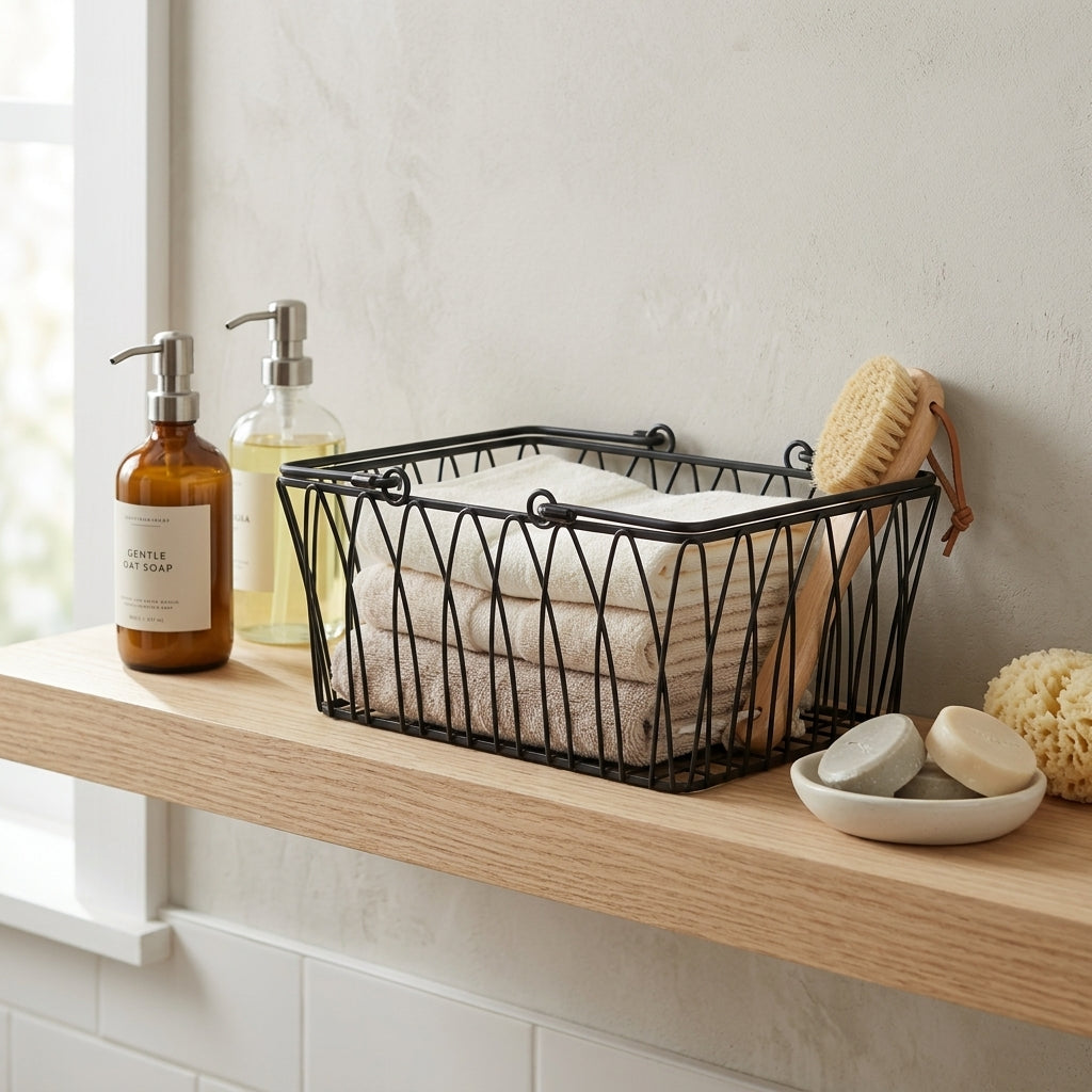 Twist Storage Basket Medium Spectrum