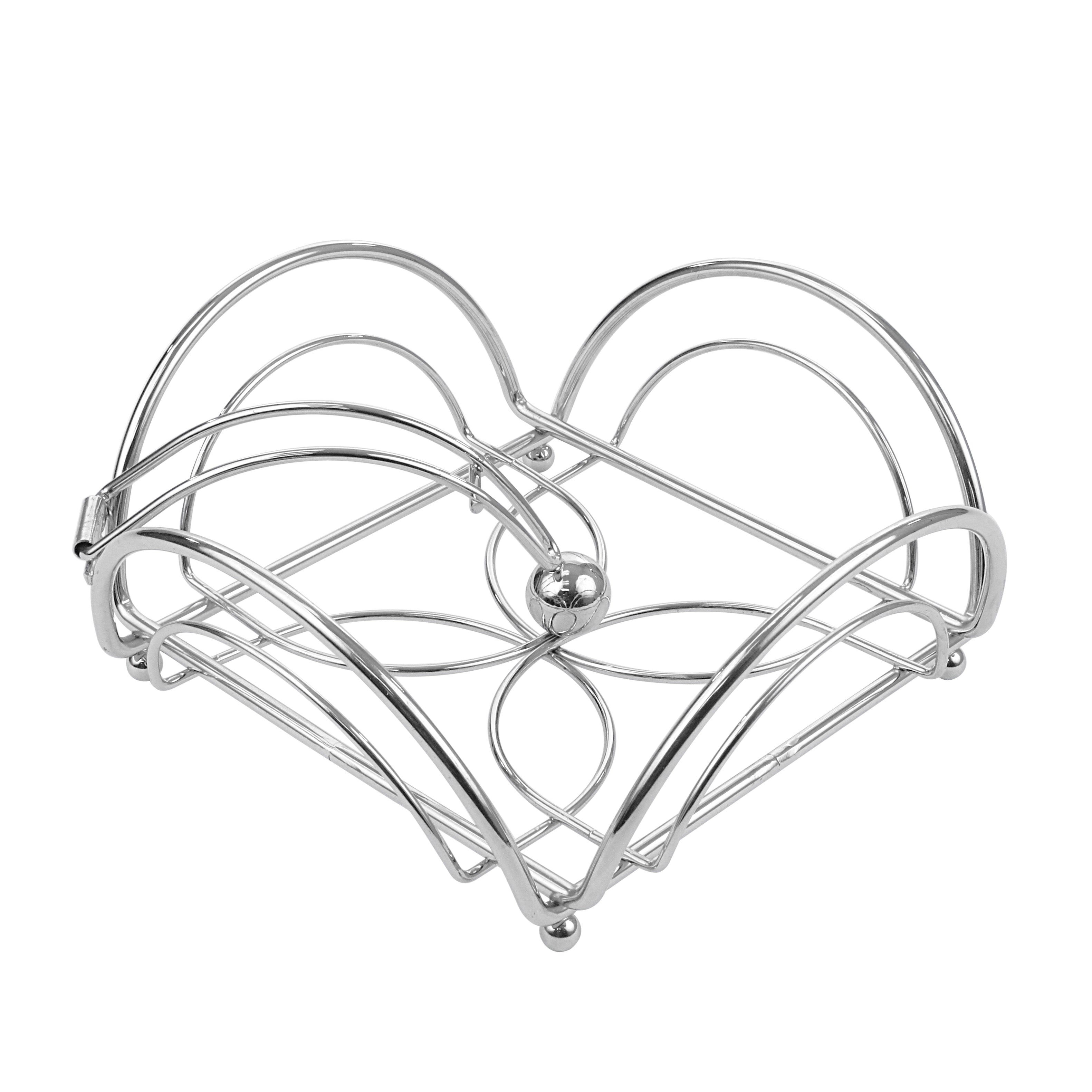 Flower Weighted Napkin Holder Spectrum Chrome