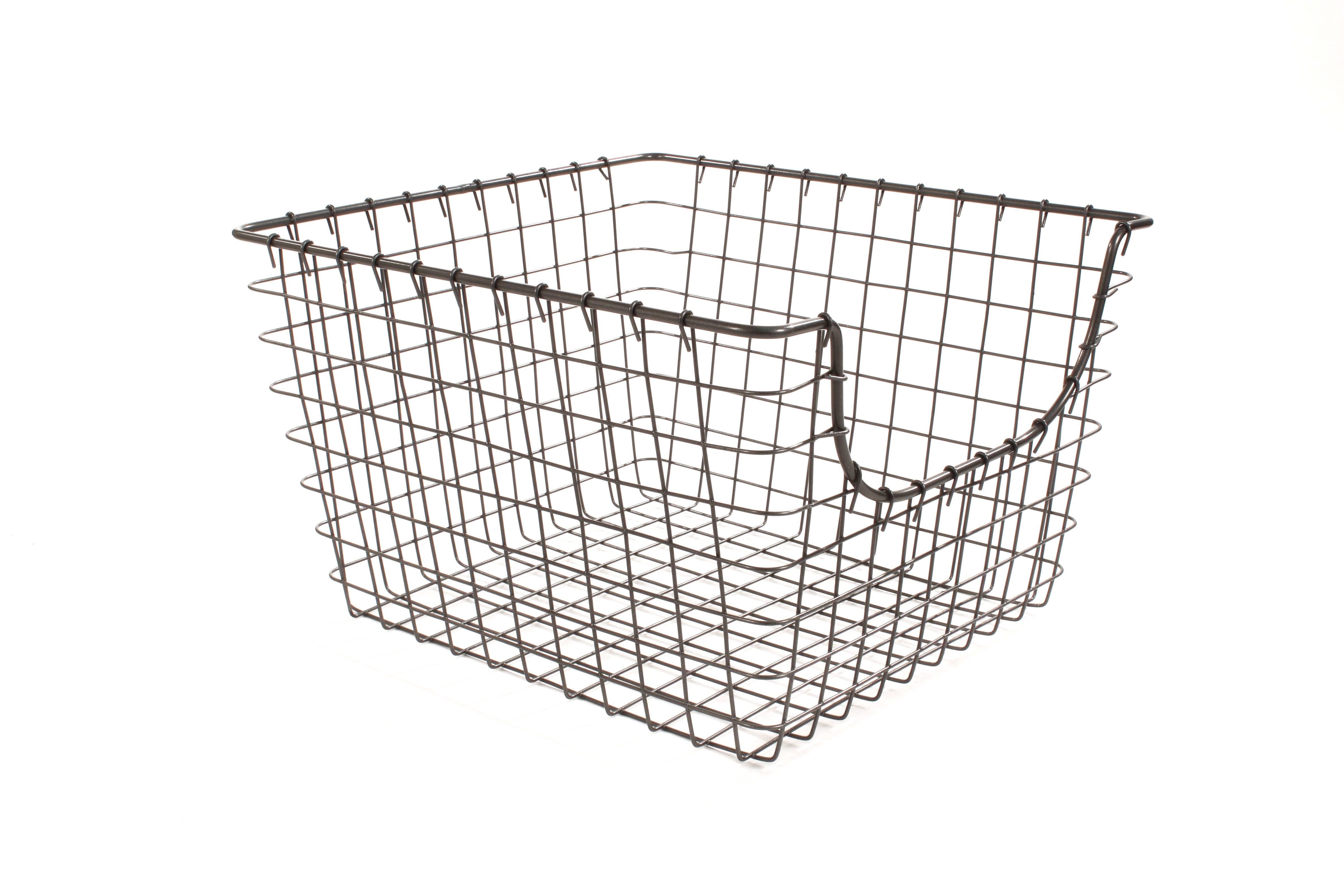 Scoop Storage Basket Medium Spectrum Industrial Gray