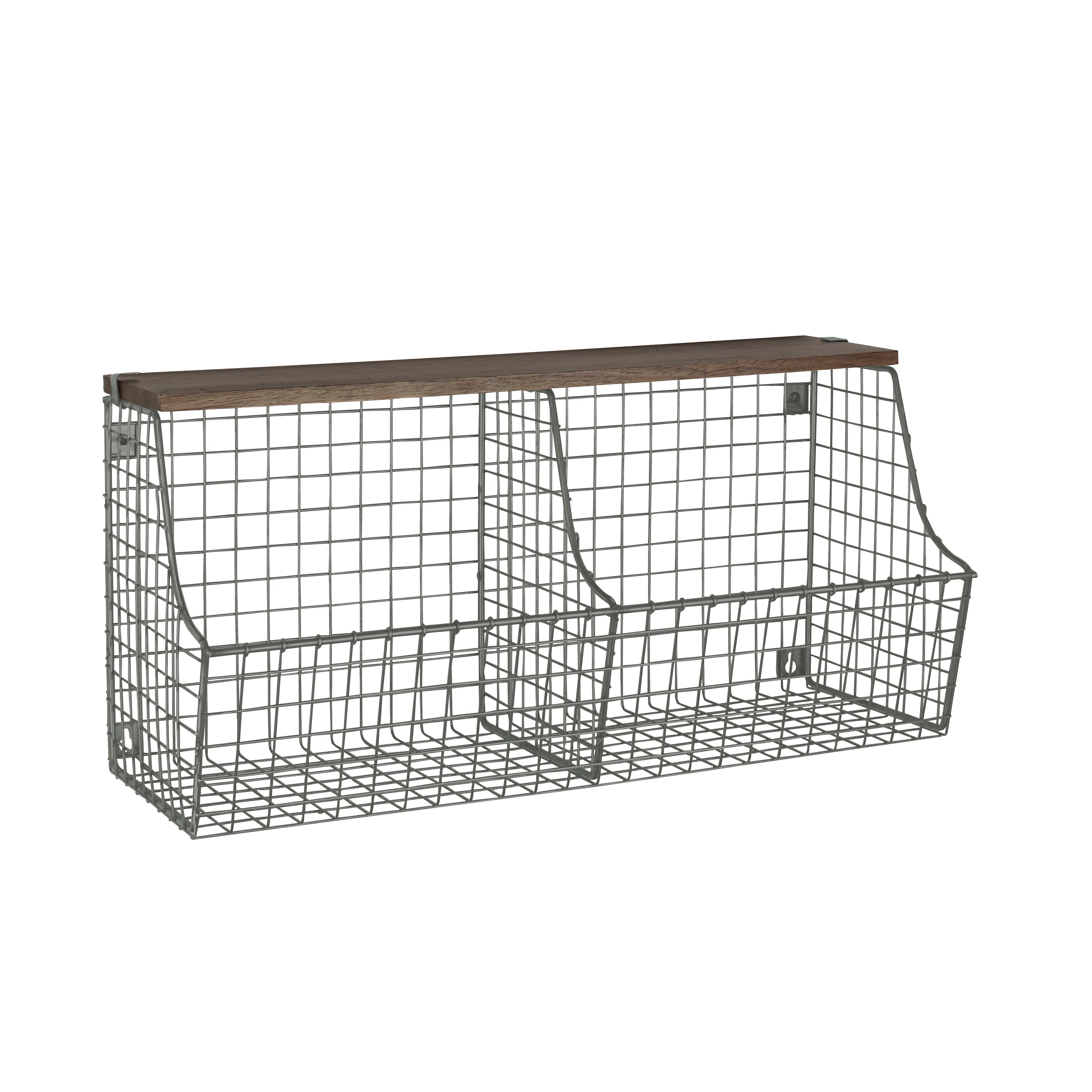 Vintage Living Double Storage Basket Spectrum
