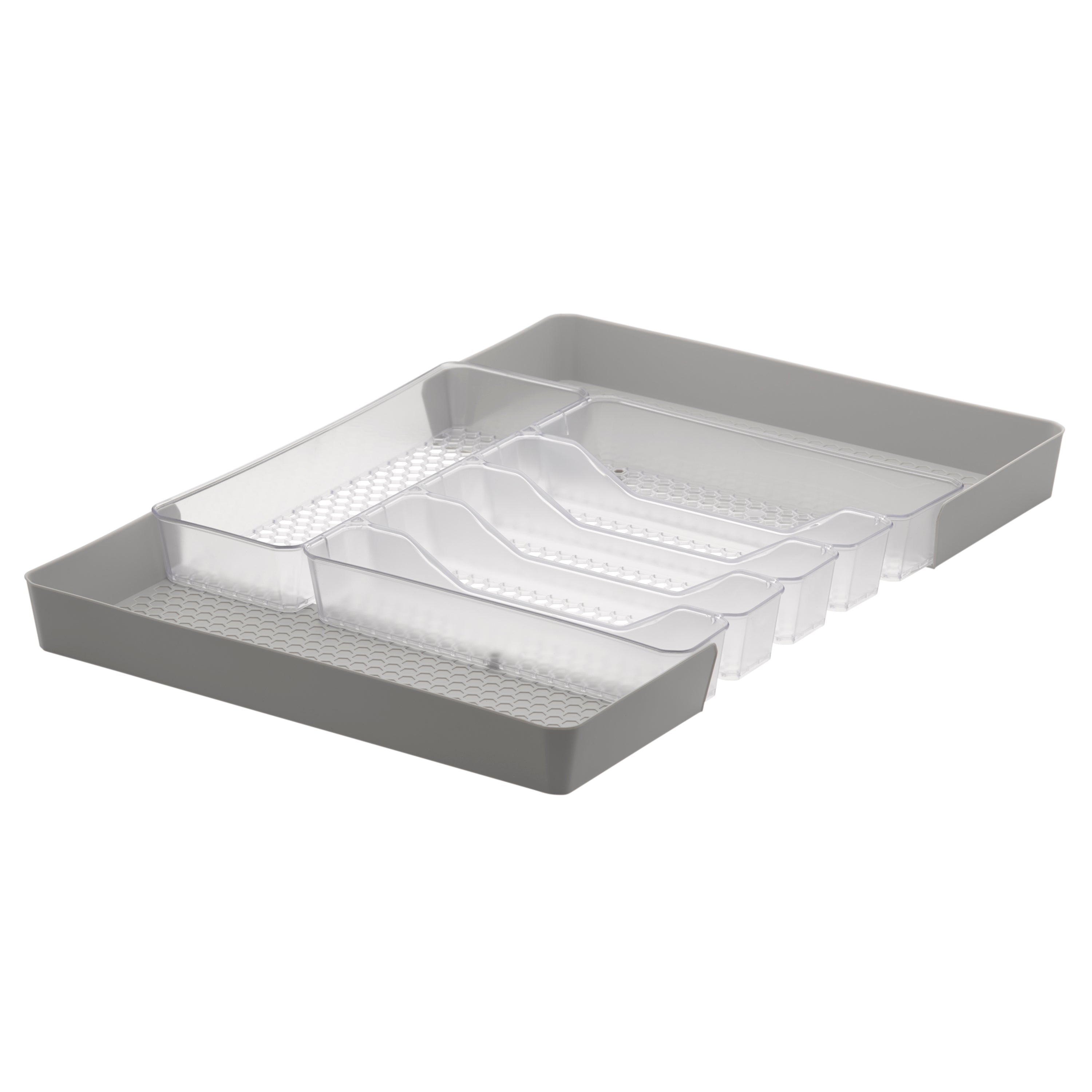 HEXA 6 Divider Expandable Silverware Tray Spectrum