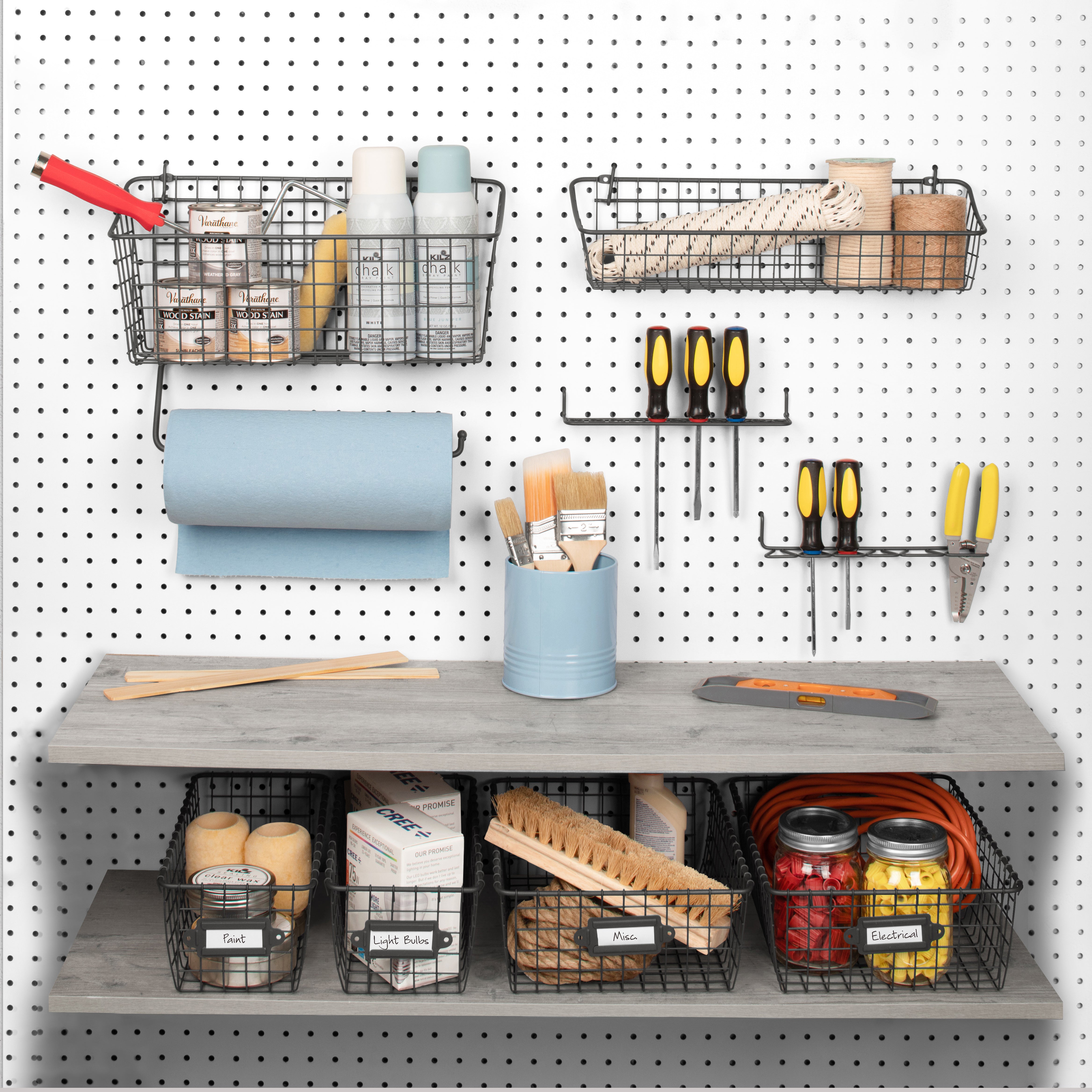 Pegboard Storage Basket Medium Spectrum