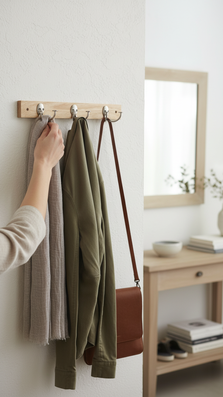 Stratford Wall Mount 4 Double Hook Rack spectrumdiversified