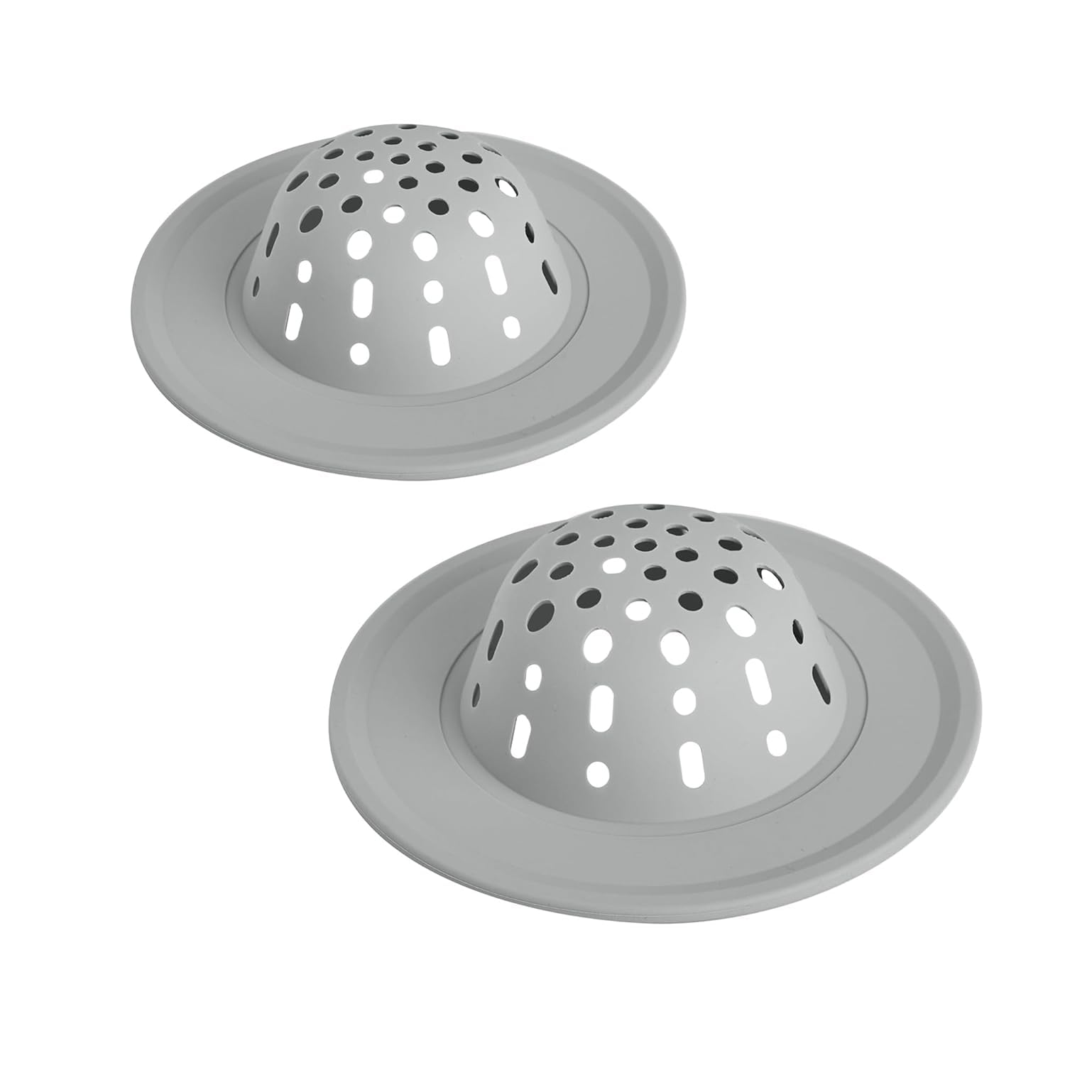 Silicone Sink Strainer - Set of 2 Spectrum Oyster Gray