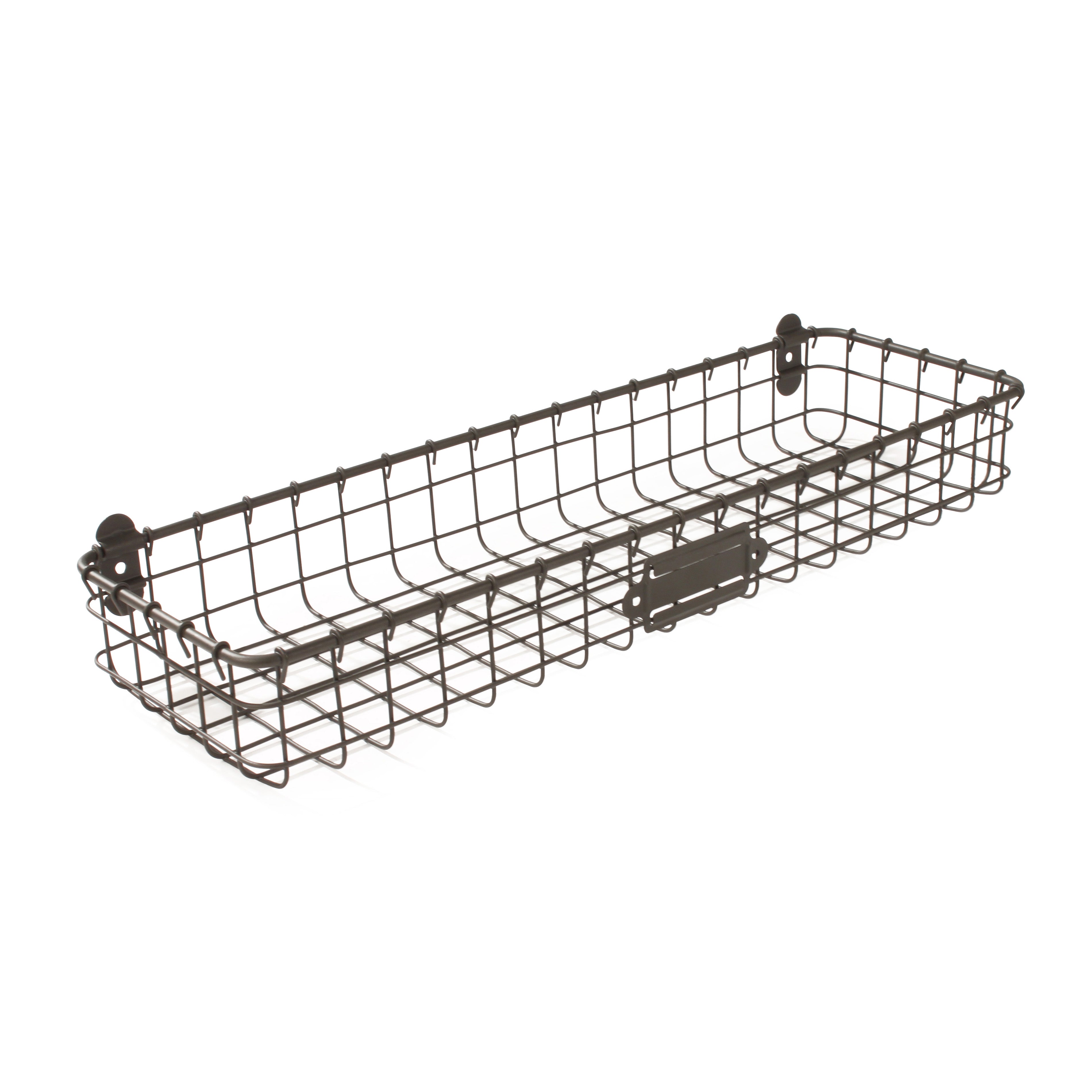 Vintage Living Wall Mount Tray Spectrum Industrial Gray