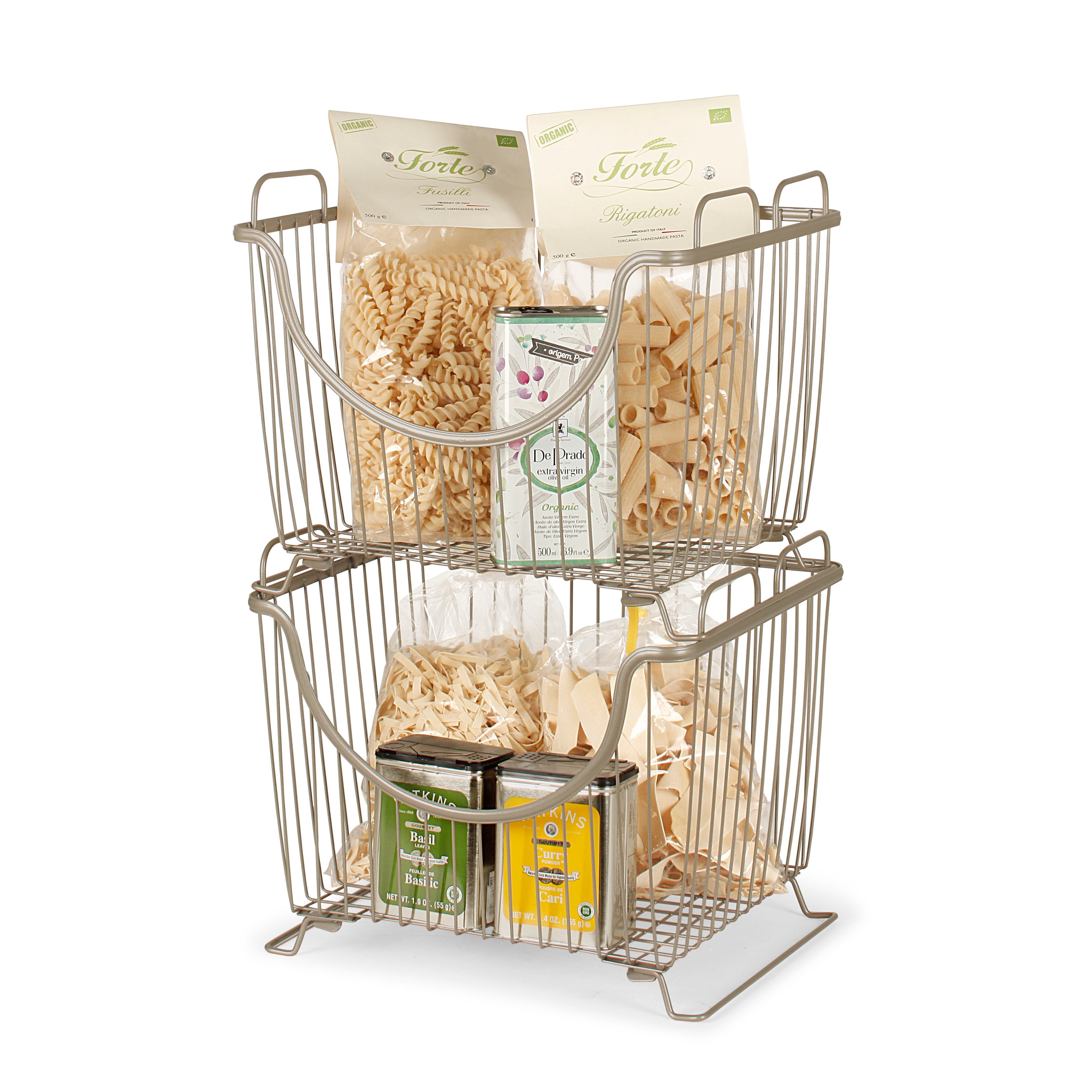 Ashley Stacking Storage Basket Large Spectrum