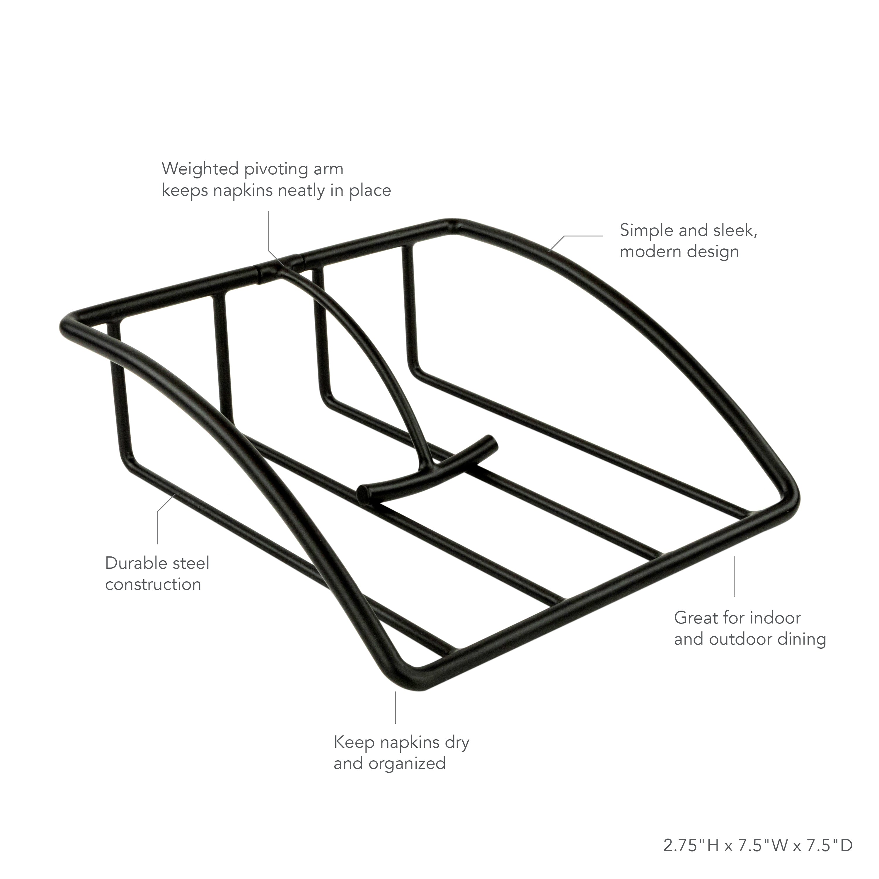 Euro Weighted Napkin Holder Spectrum