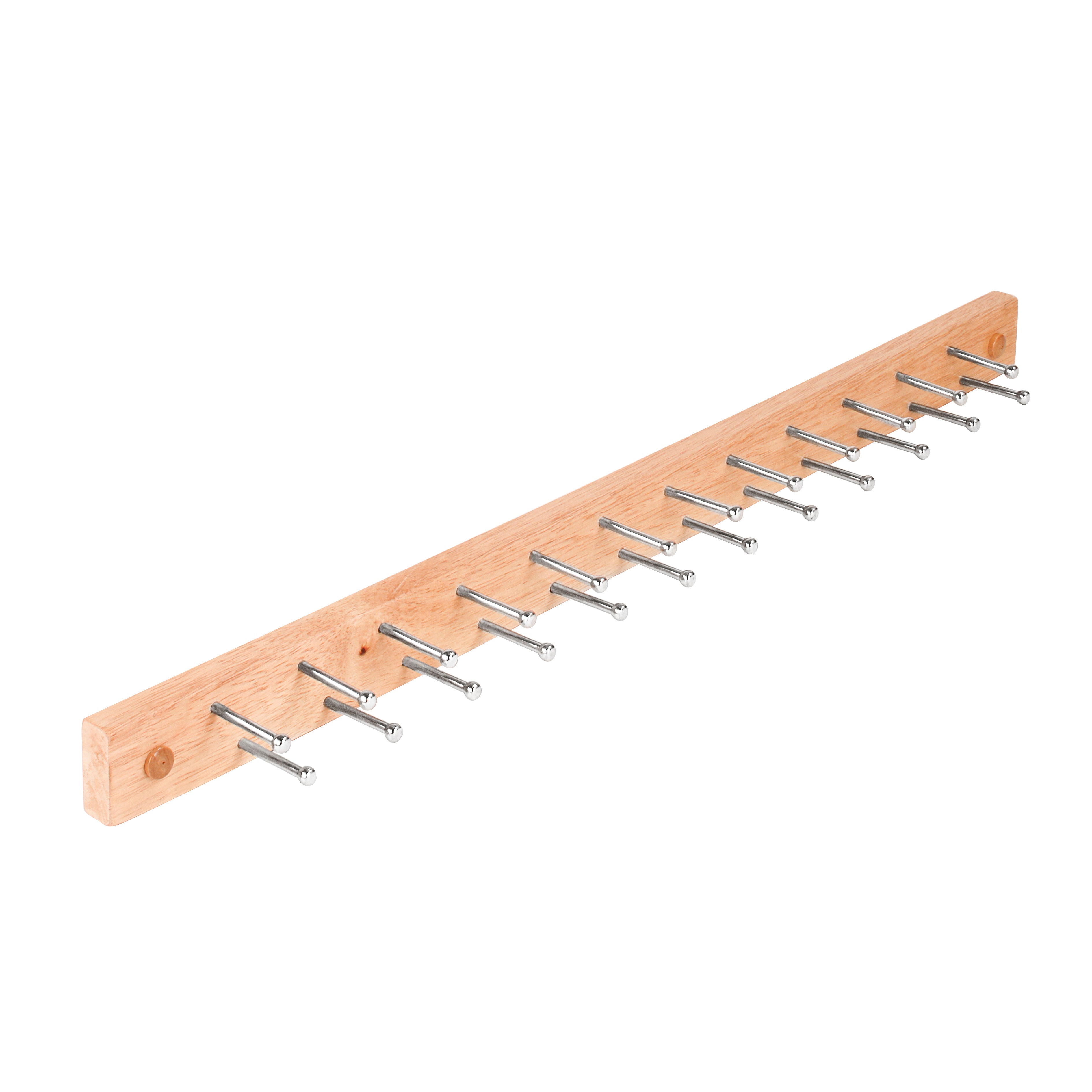 Wall Mount Tie & Belt Hook Spectrum Natural