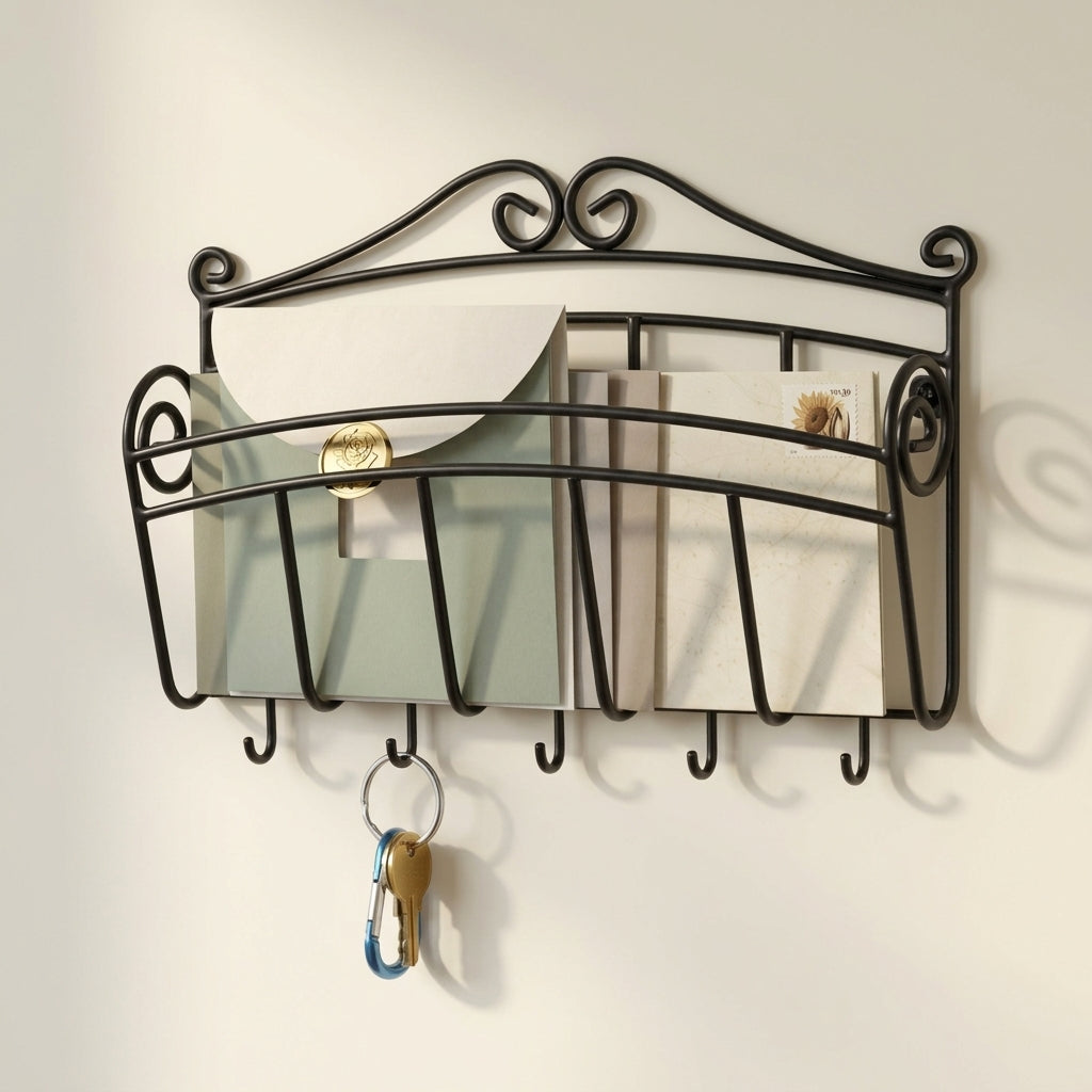 Scroll Letter Holder & Key Rack Spectrum