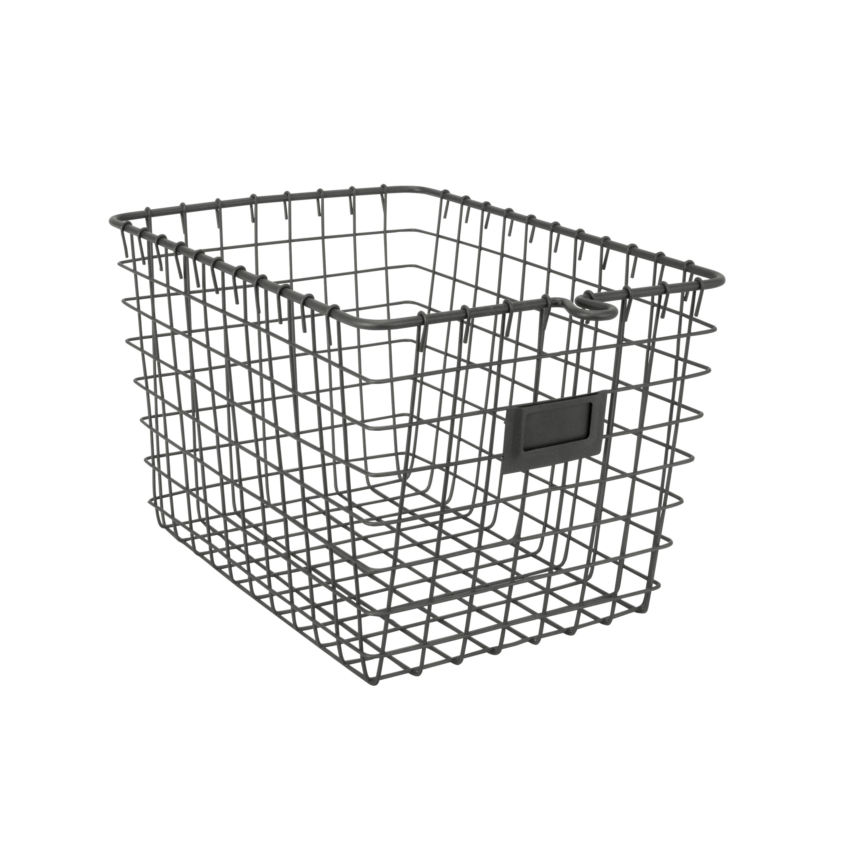 Storage Basket Small Spectrum Industrial Gray