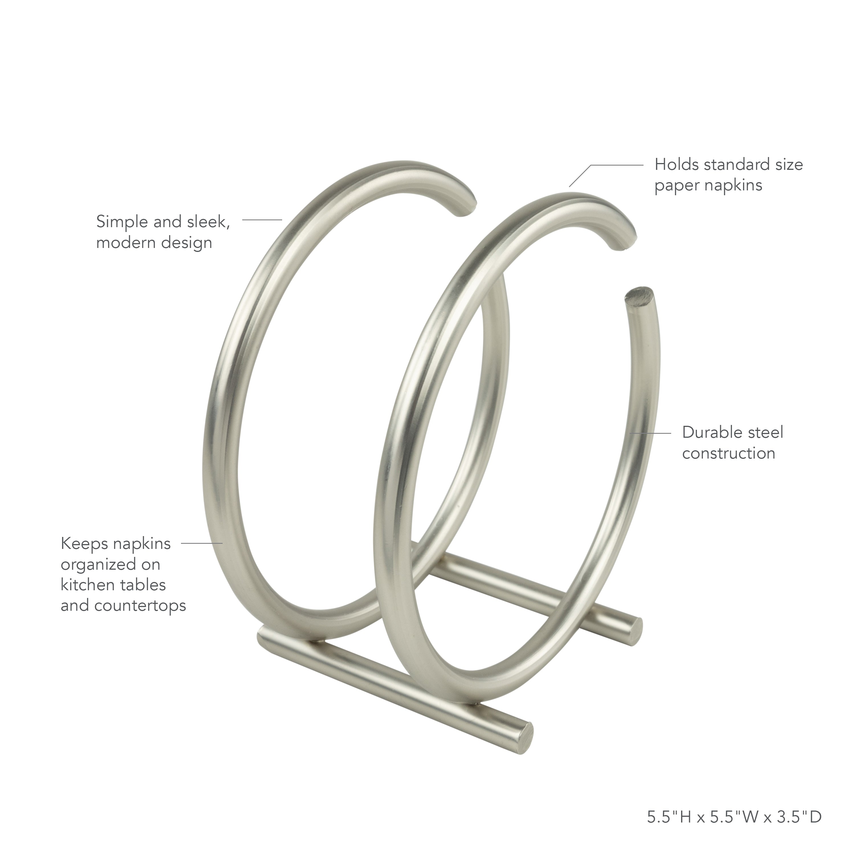 Euro Round Napkin Holder Spectrum