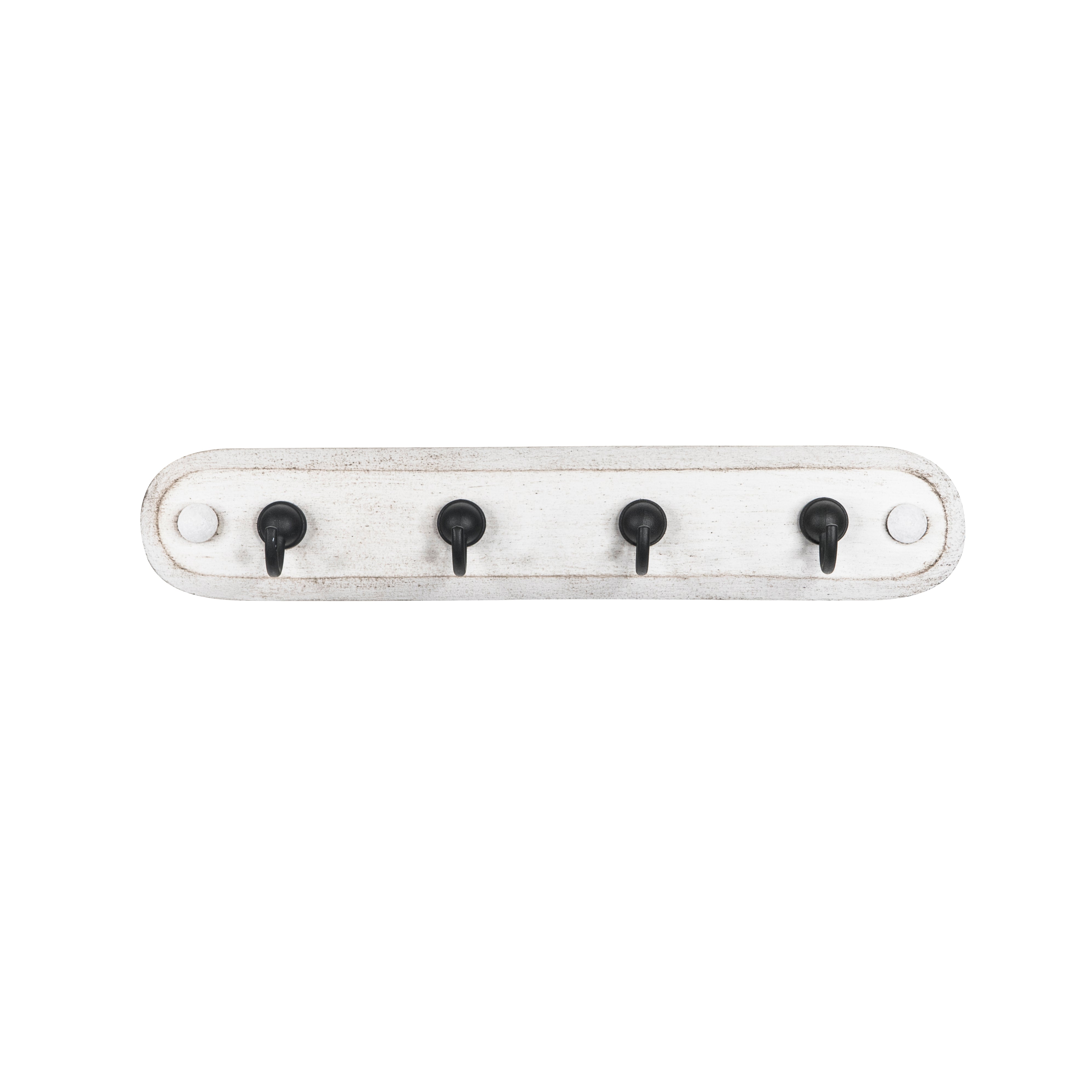 Key Rack 4 Hooks Spectrum White/Black