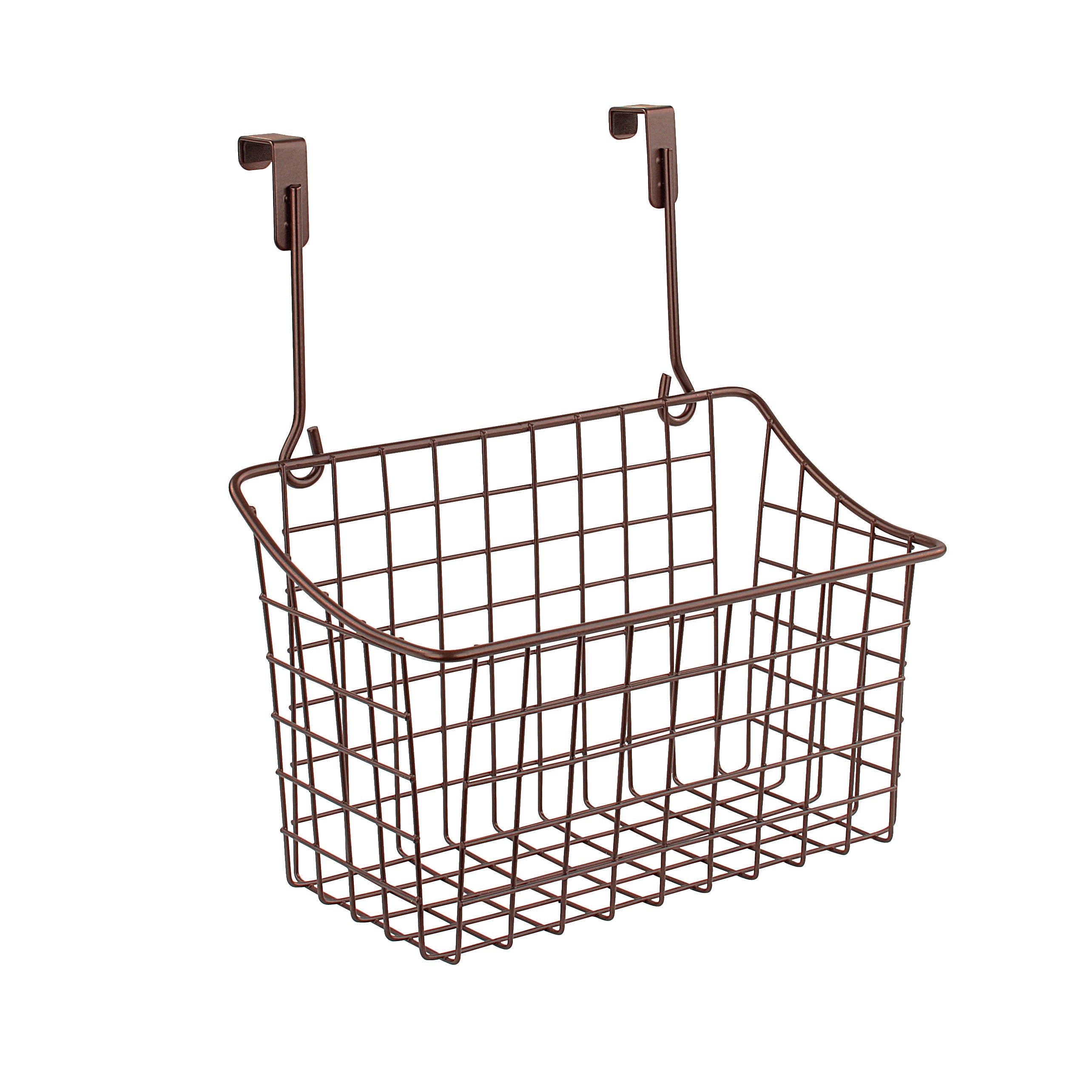Grid Over the Cabinet Storage Basket Medium Spectrum Bronze