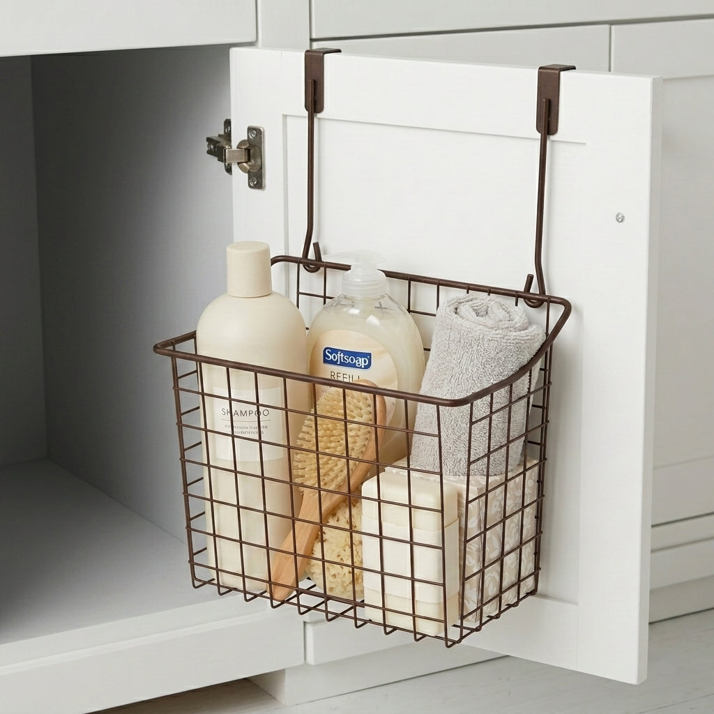 Grid Over the Cabinet Storage Basket Large Spectrum