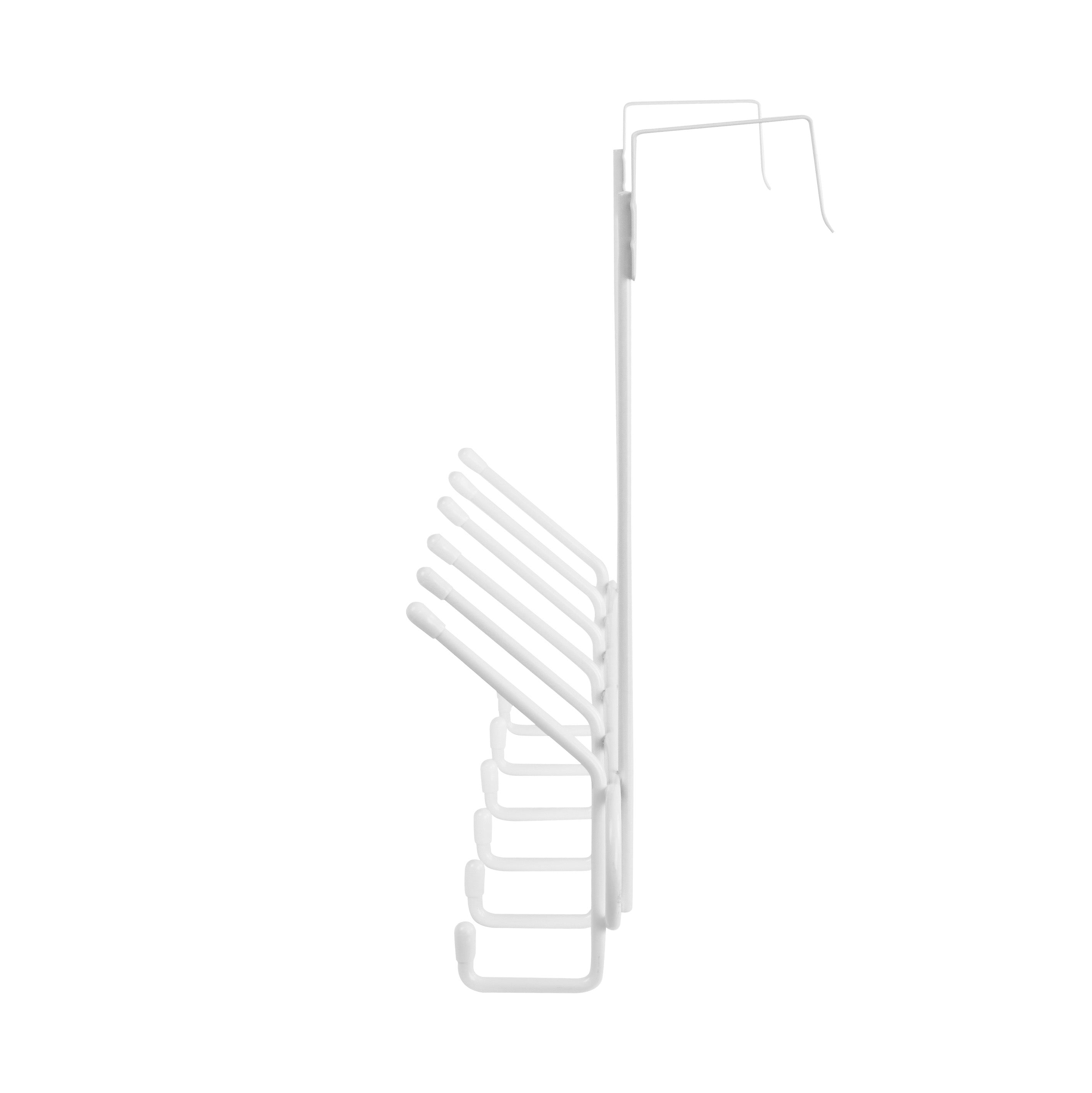 Over the Door Rack 6 Double Hooks Spectrum