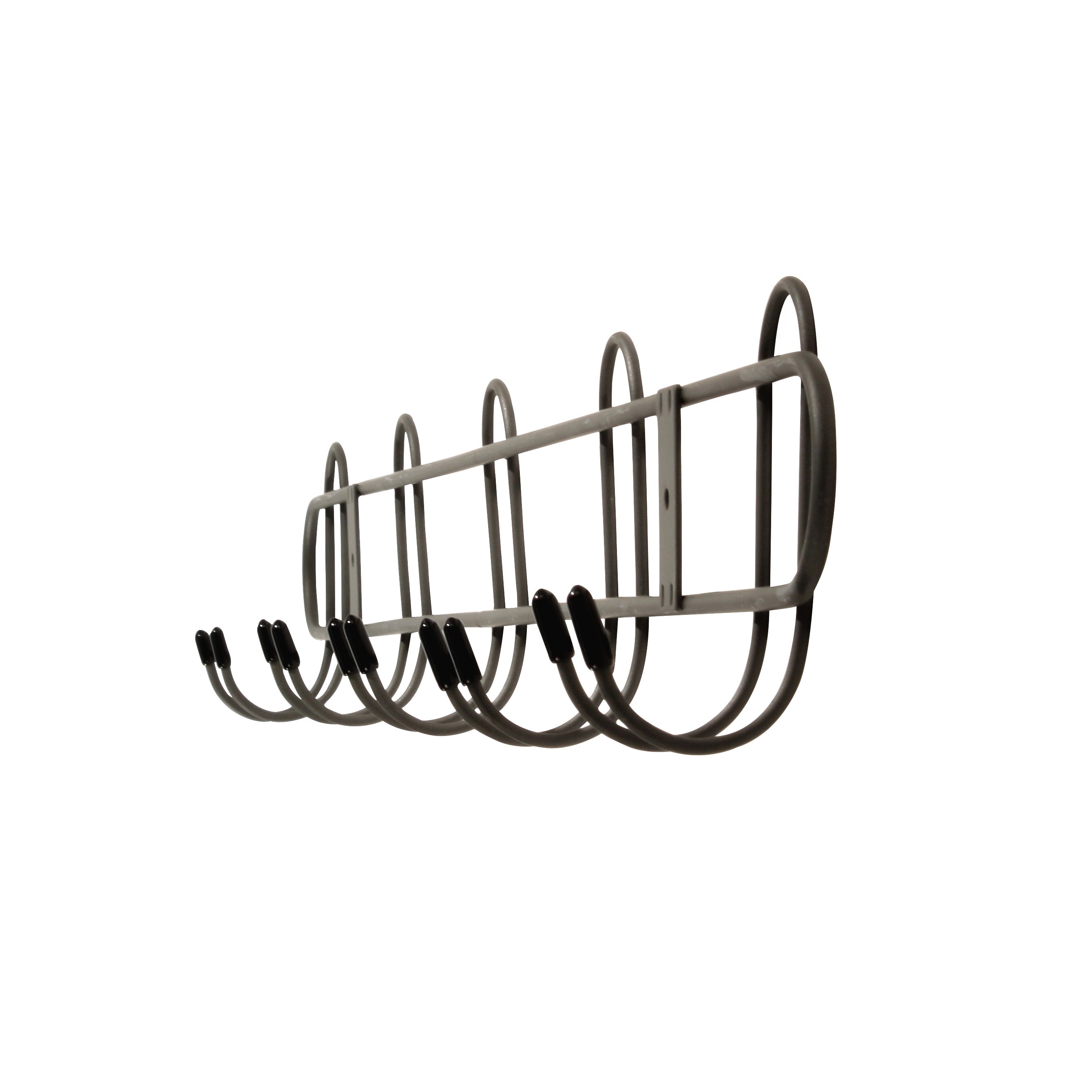 Wall Mount Utility Rack 5 Double Hooks Spectrum