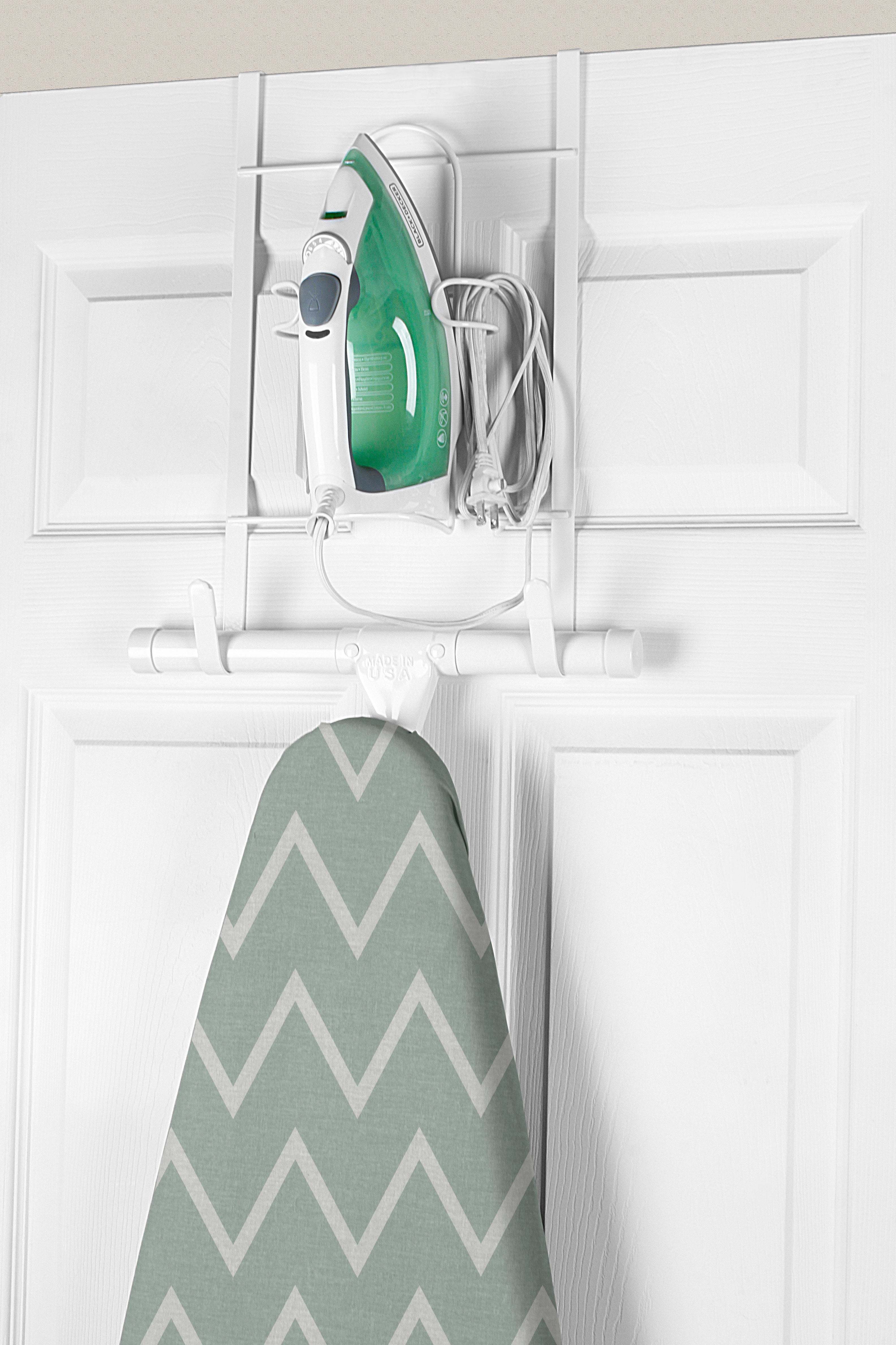 Over the Door Iron & Ironing Board Hanger Spectrum