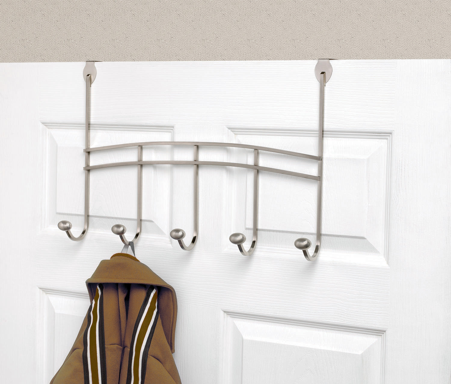 Over the Door Rack 5 Hooks Spectrum