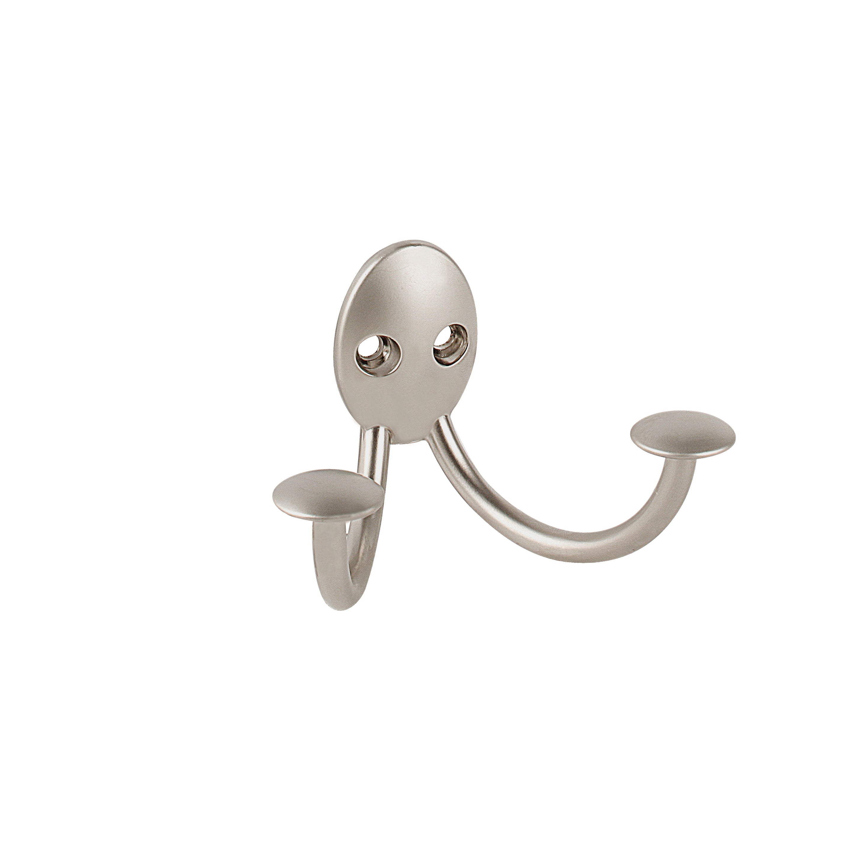 Stratford Wall Mount Double Hook Spectrum Satin Nickel