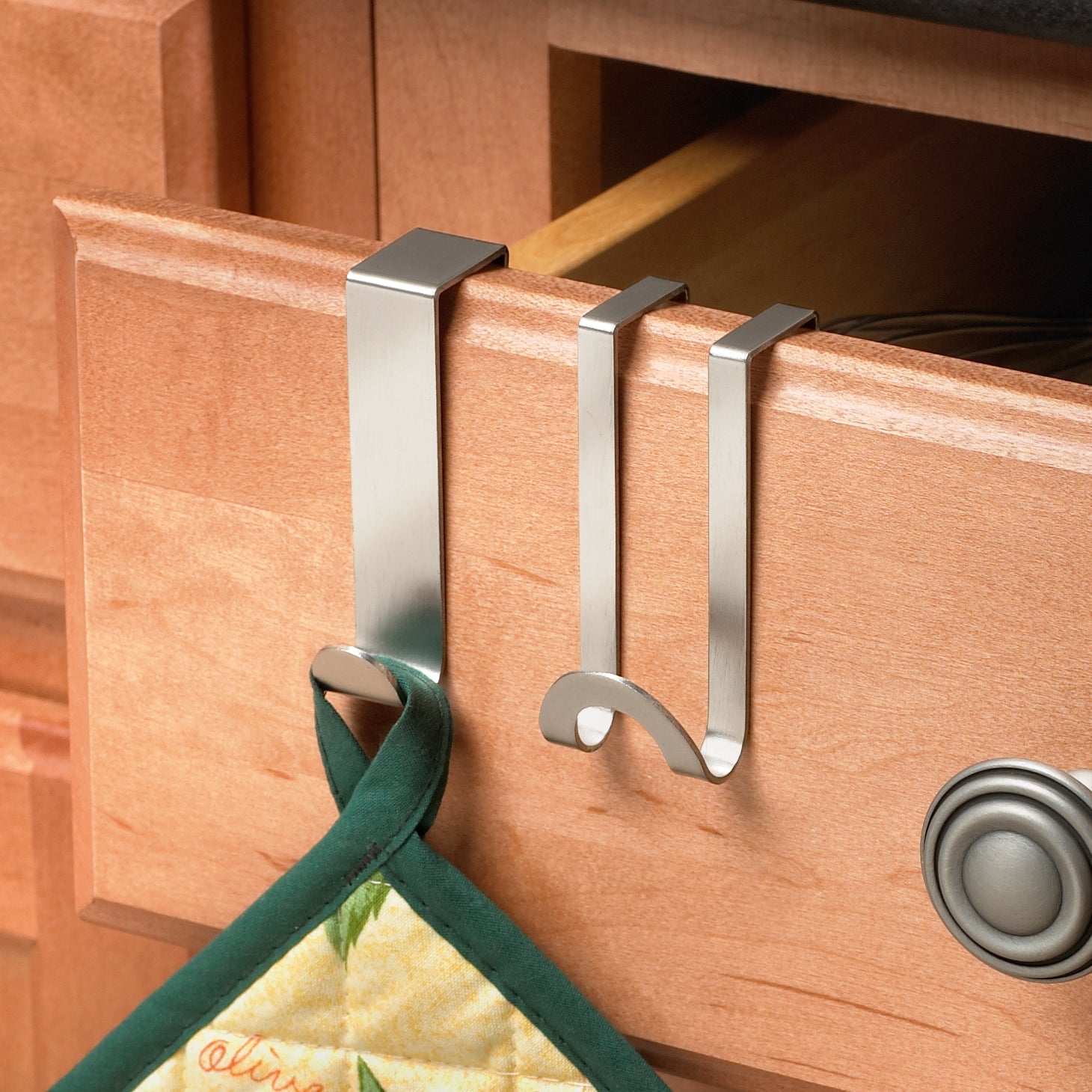 Over the Cabinet Hook - Set of 2 Spectrum