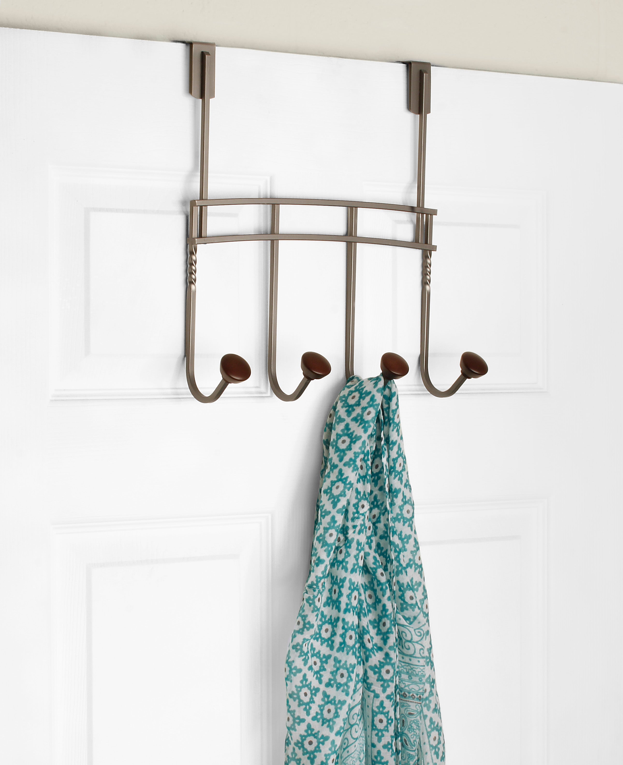 Cambridge Over the Door Rack 4 Hooks Spectrum