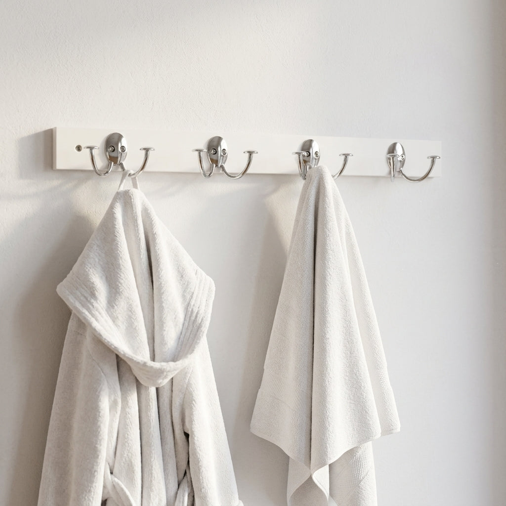 Stratford Wall Mount 4 Double Hooks Spectrum