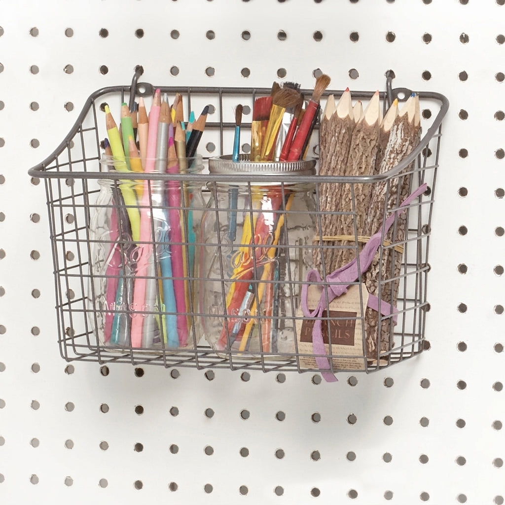 Pegboard Storage Basket Large Spectrum