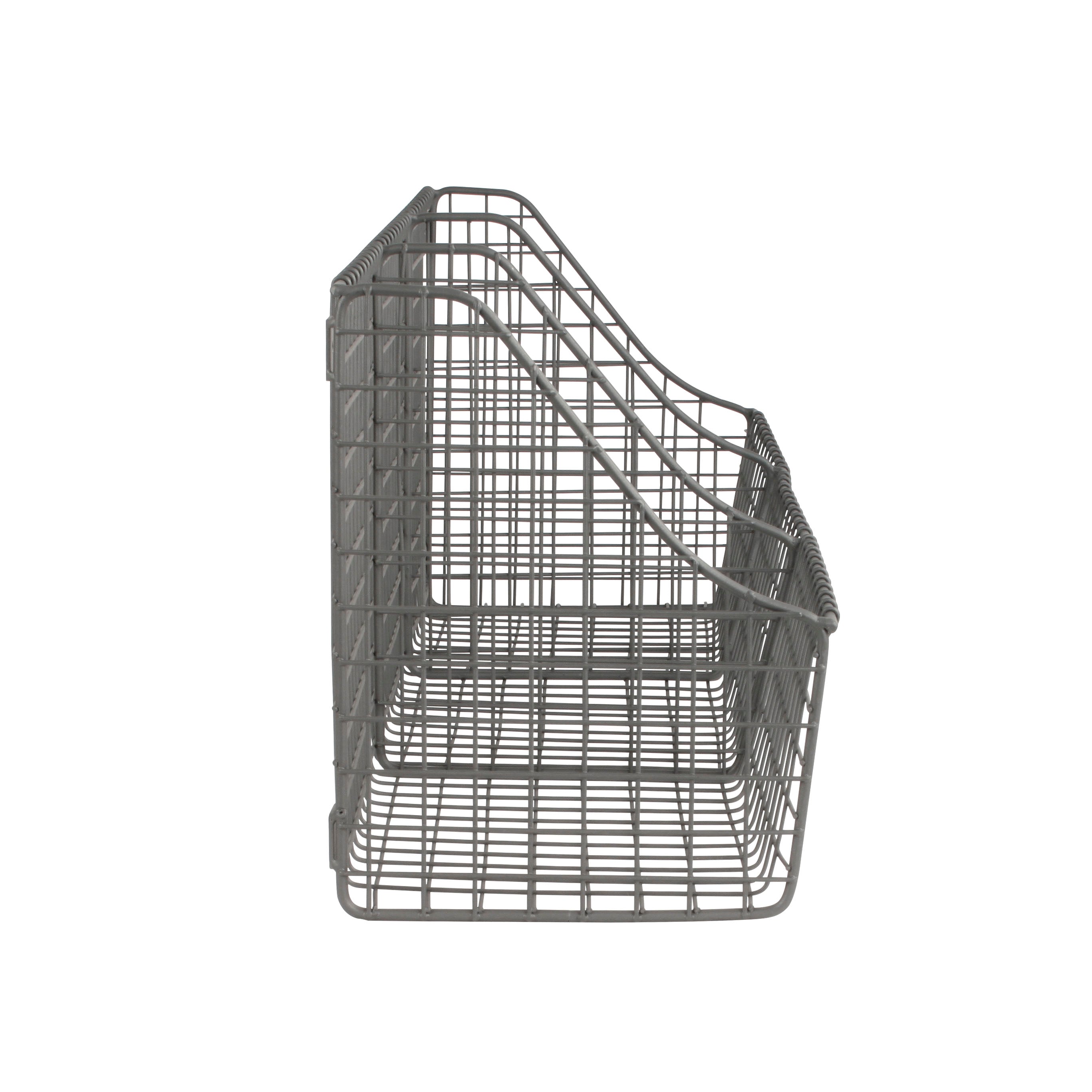 Wall Mount Triple Bin Storage Basket Spectrum