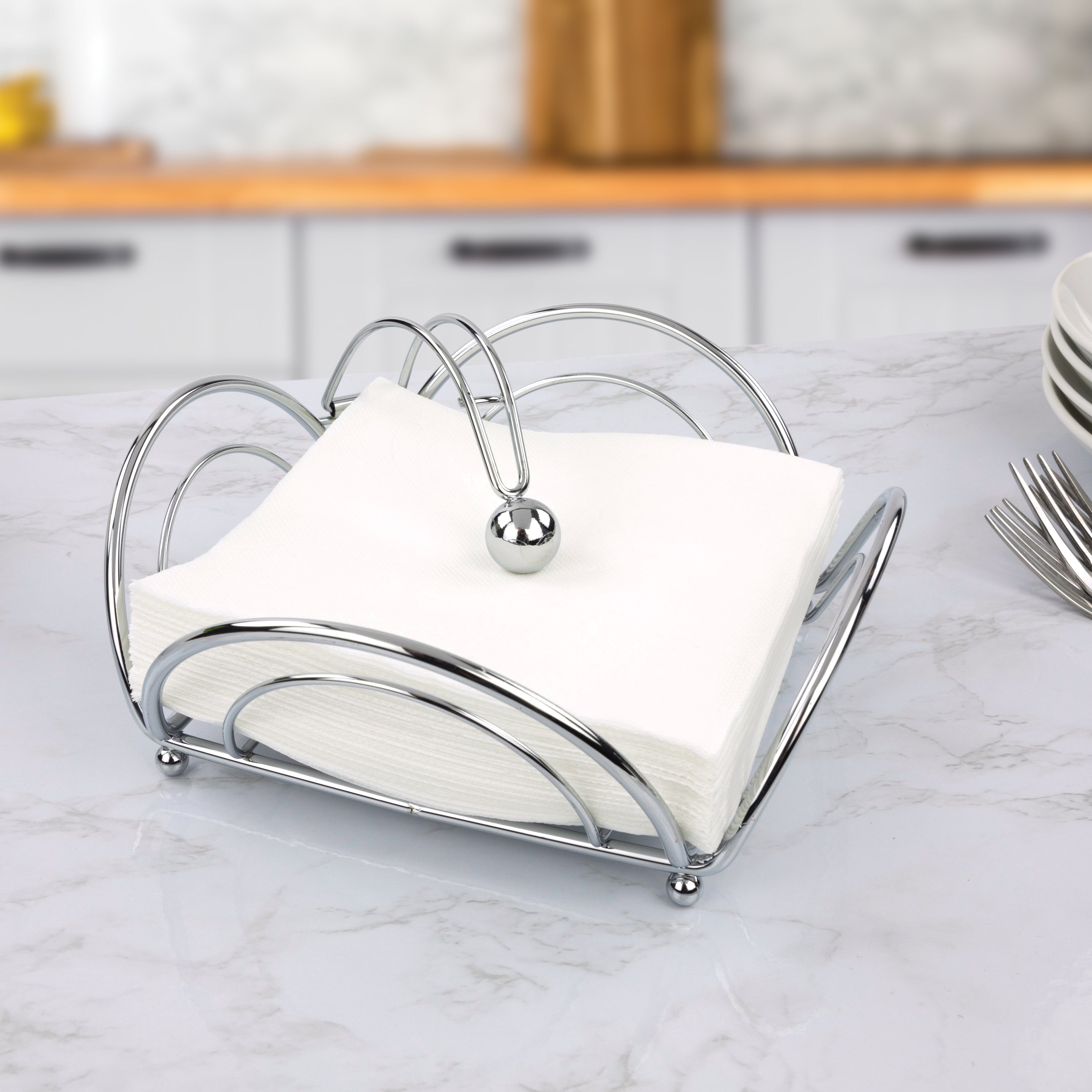Flower Weighted Napkin Holder Spectrum