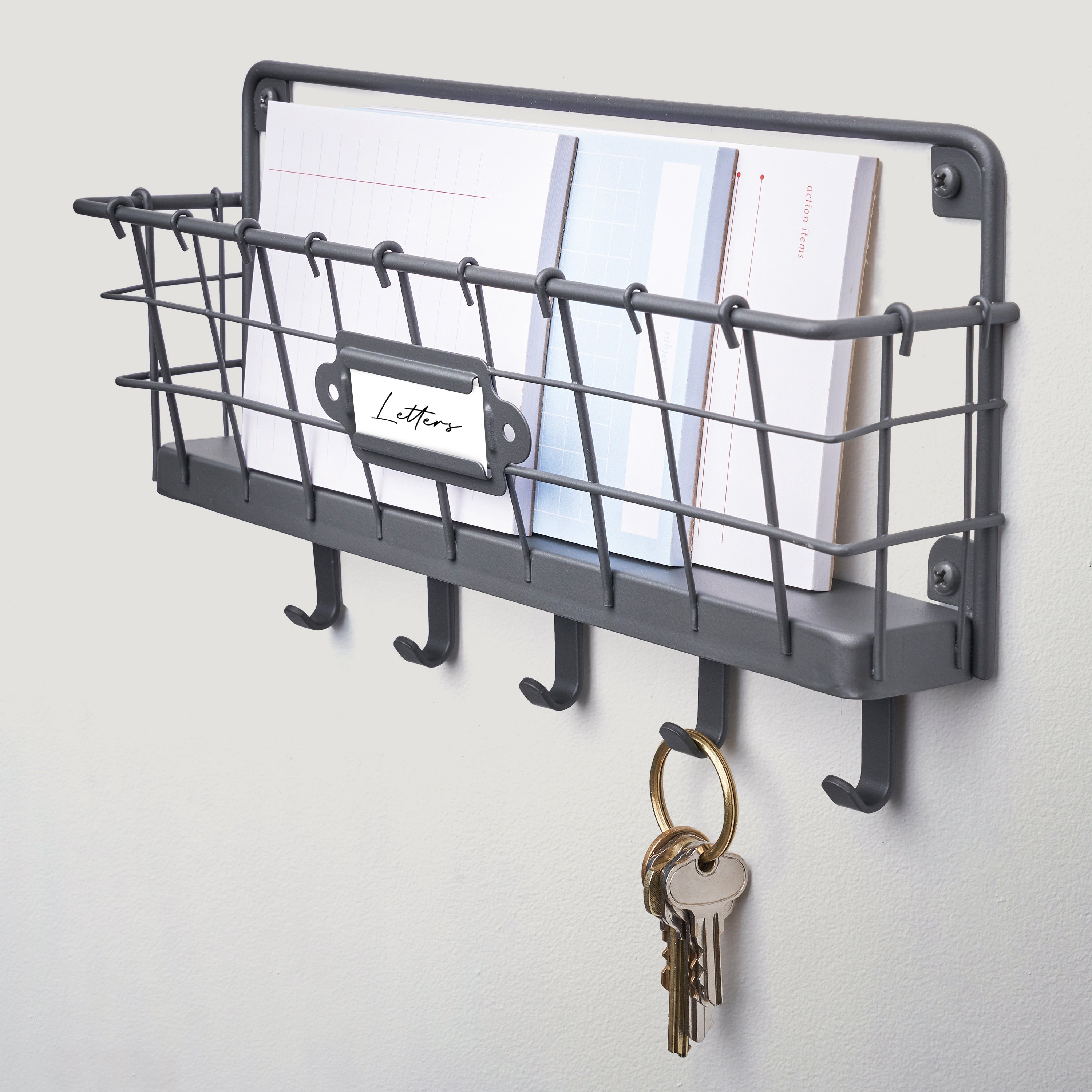 Vintage Living Letter & Key Rack Spectrum
