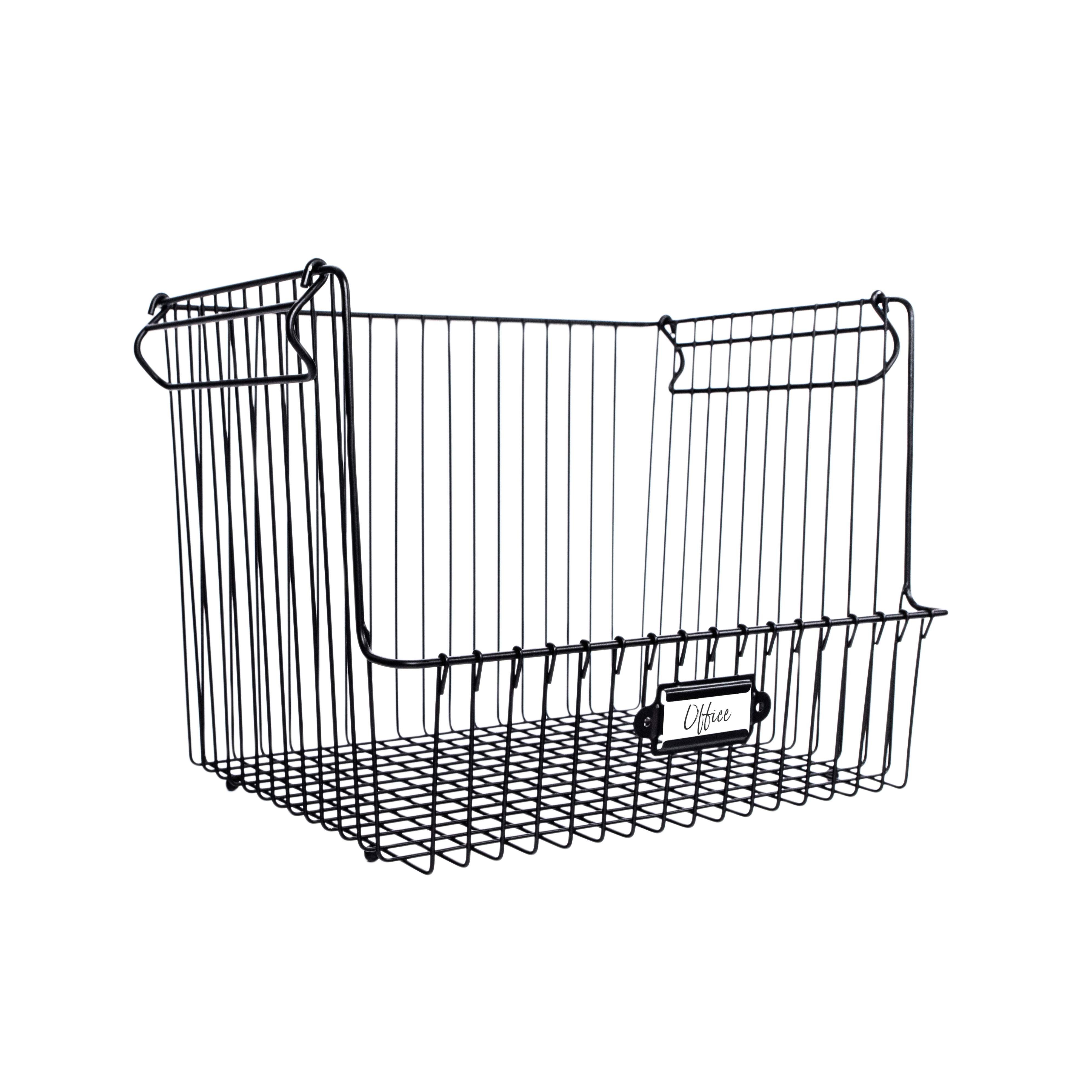 Vintage Living Stacking Storage Basket Large Spectrum
