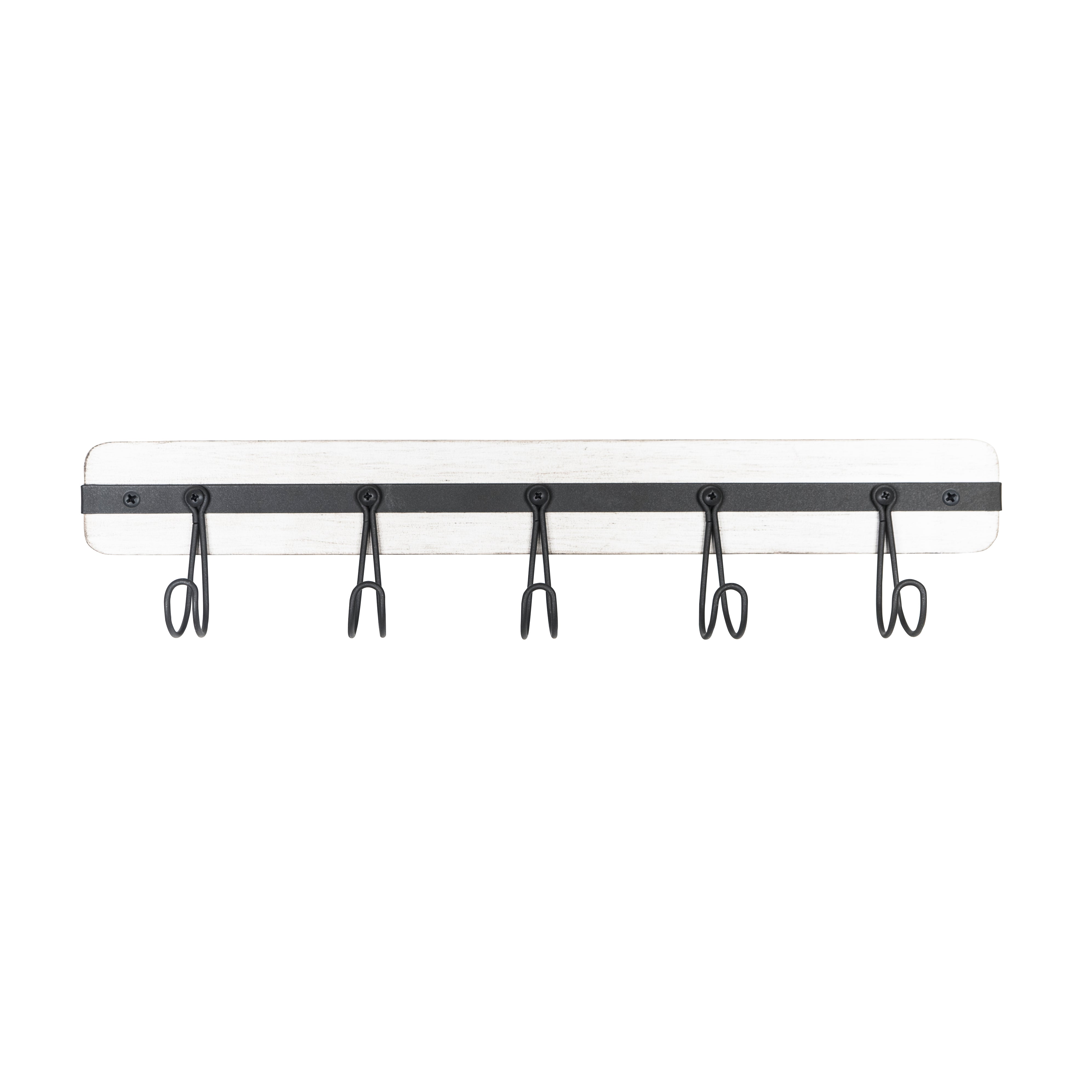 Rowan Wall Mount 5 Hooks Spectrum