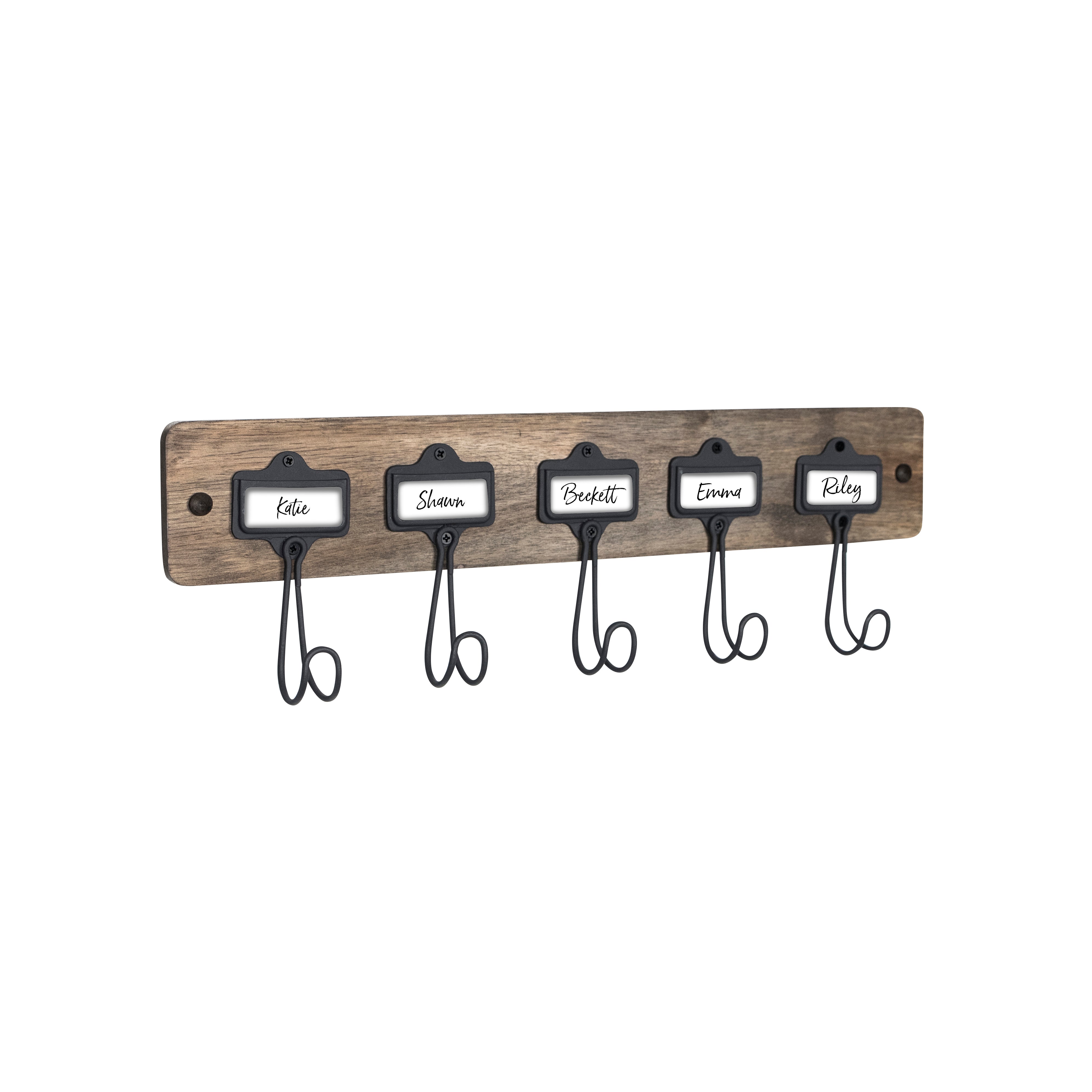 Vintage Living Wall Mount Wood Rack Spectrum