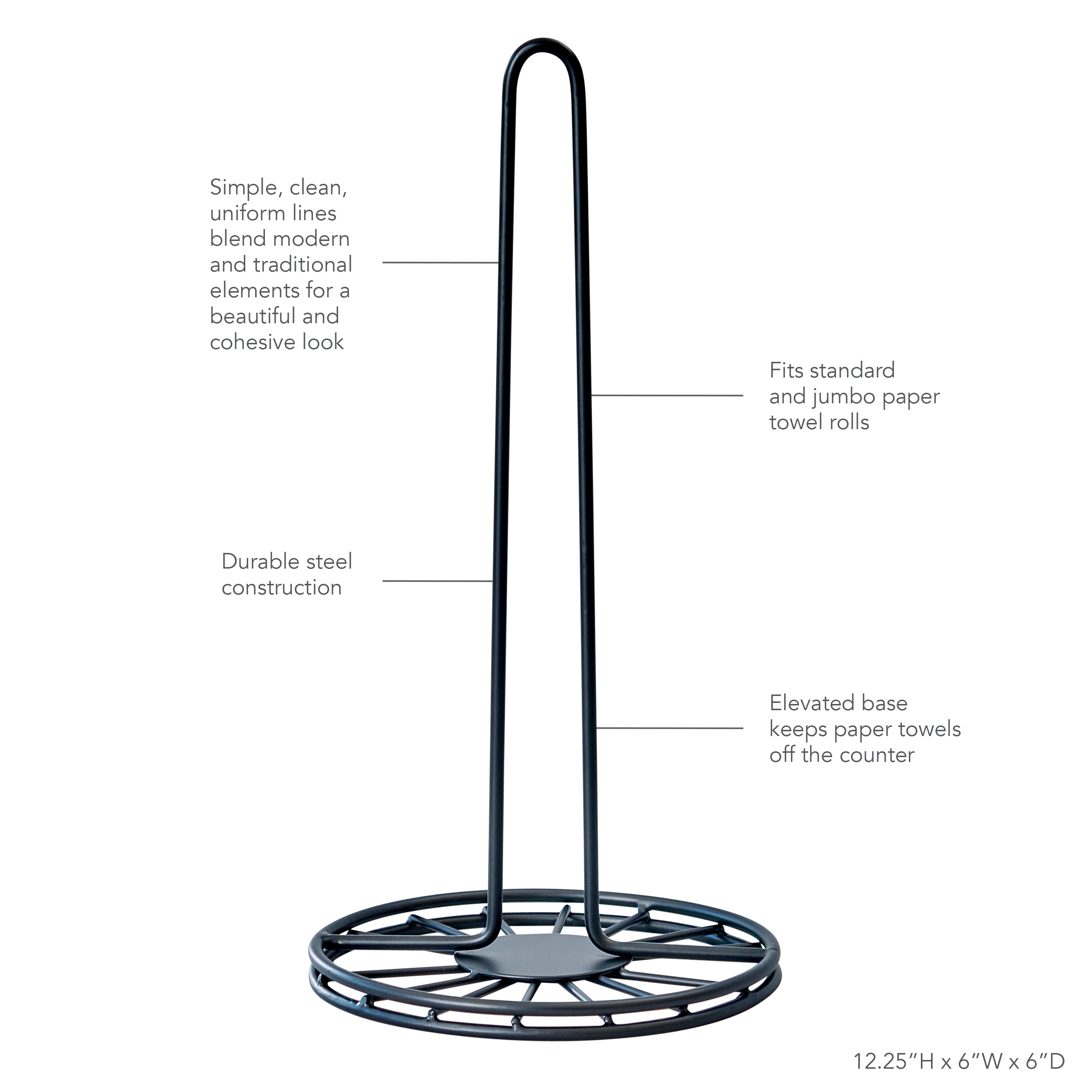 Yumi Paper Towel Holder Spectrum