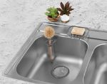 Picture of Cora Spiral Sink Strainer - Gray/Clear