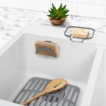 Picture of Cora Suction Sink Sponge Holder - Gray/Clear