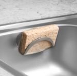 Picture of Cora Suction Sink Sponge Holder - Gray/Clear