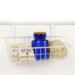 Picture of Grid Over the Cabinet Small Basket - White