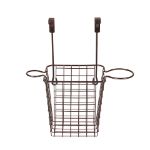 Picture of Grid Small Over the Cabinet Hair Dryer Holder & Accessory Basket - Bronze